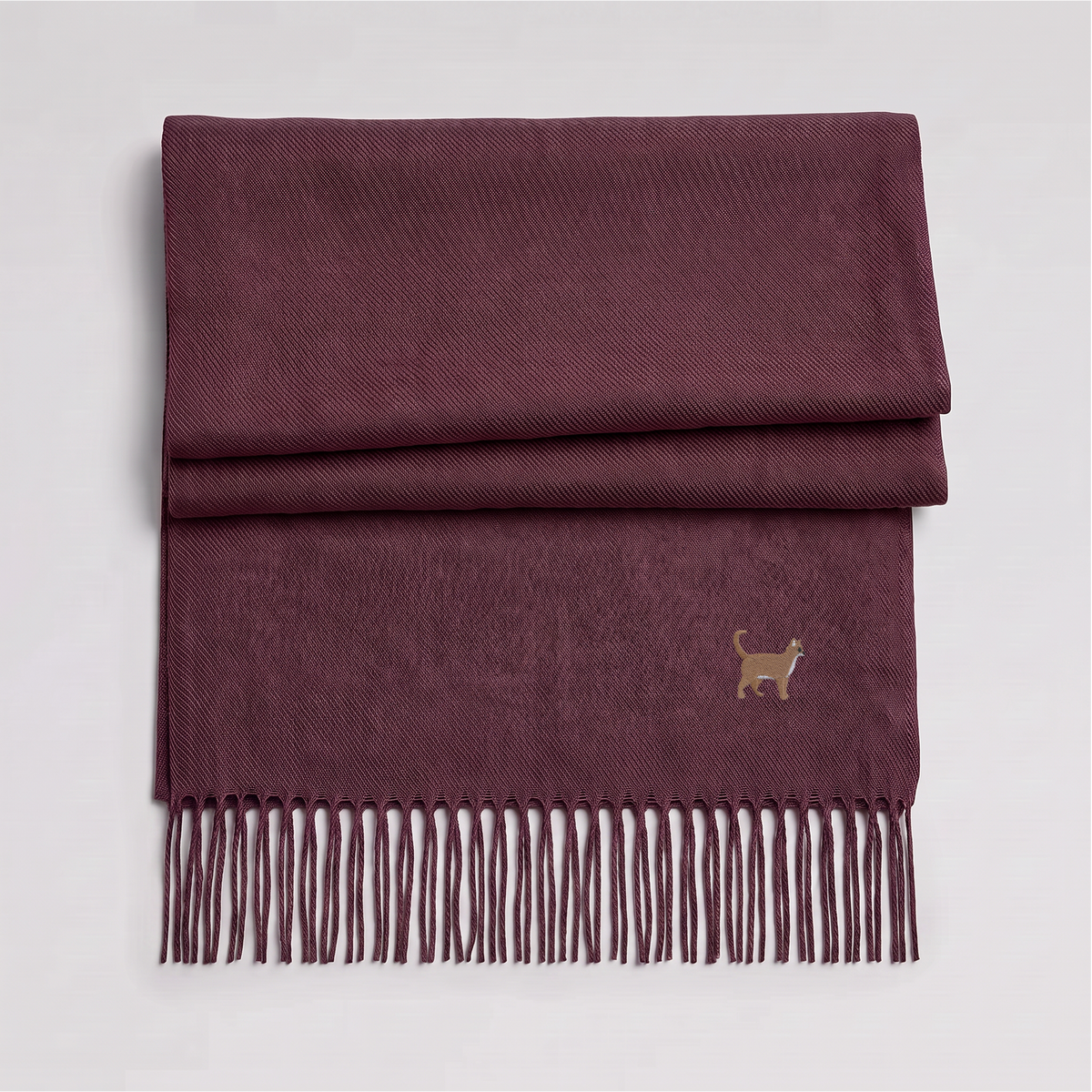 Woven Scarf — European Shorthair