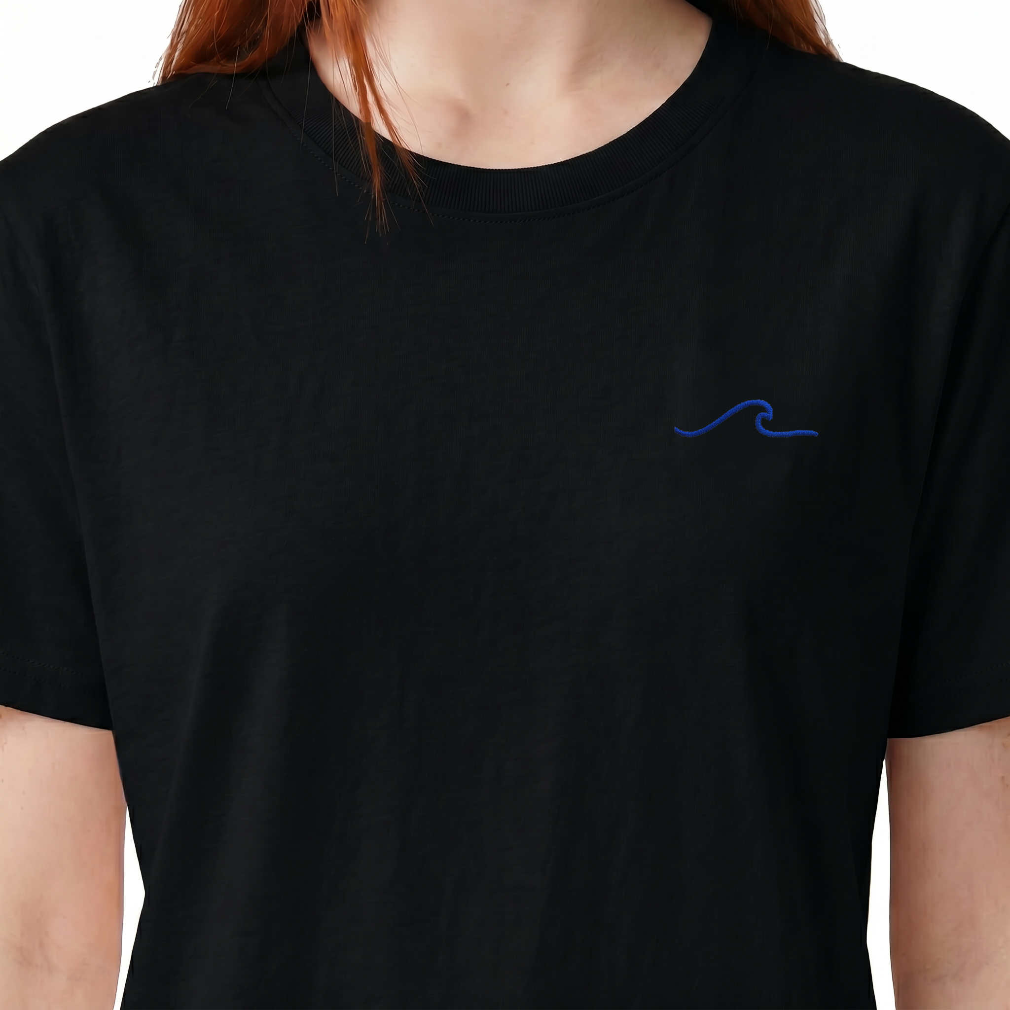 T-shirt brodé — Vague