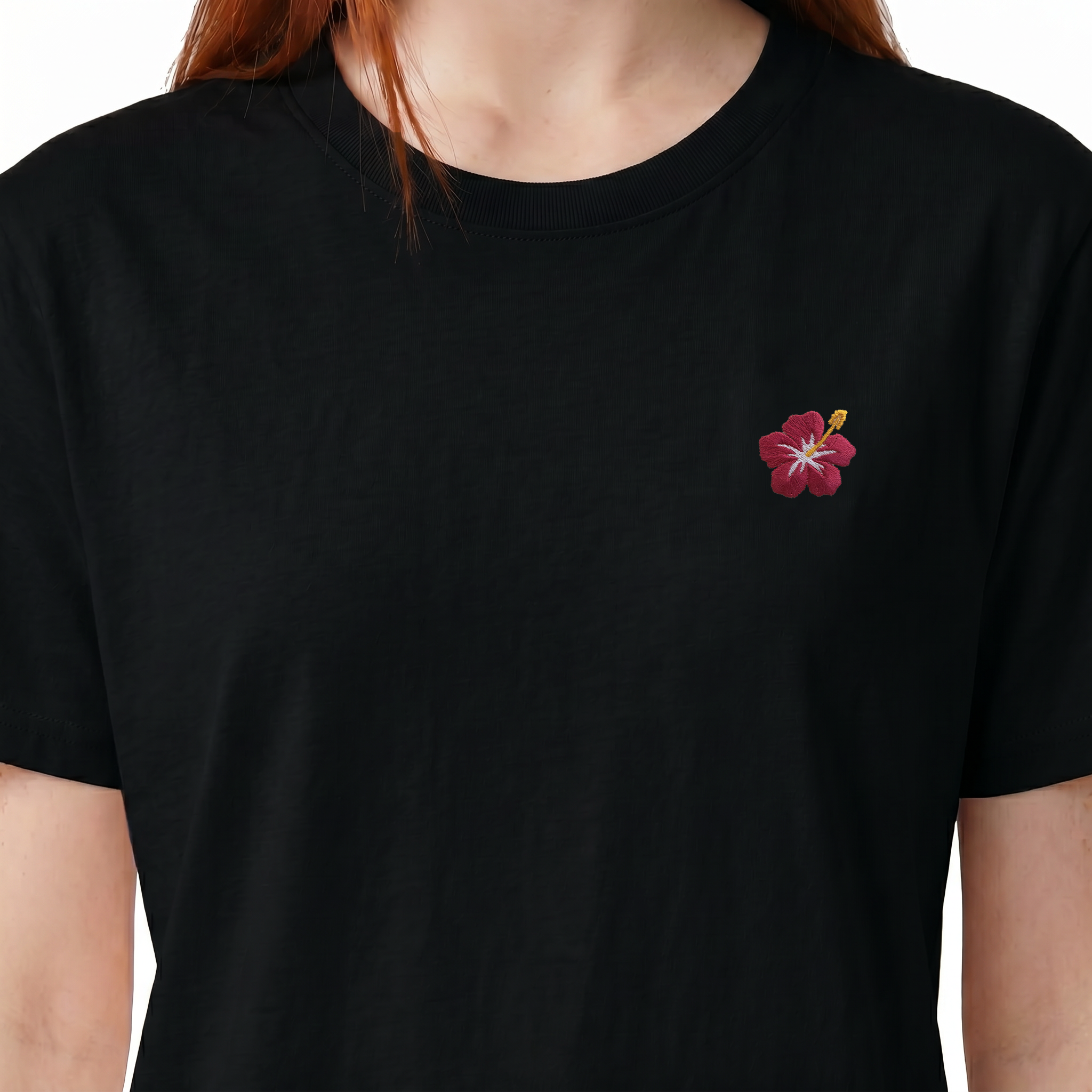 T-shirt brodé — Ibiscus