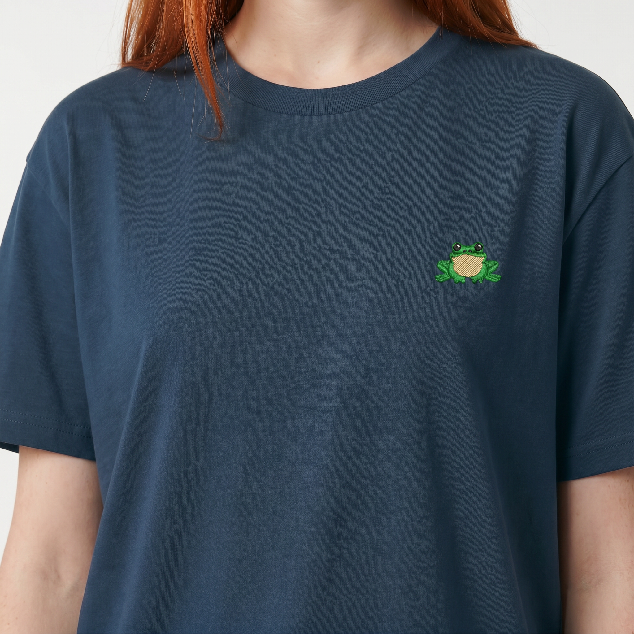 T-shirt brodé — Grenouille