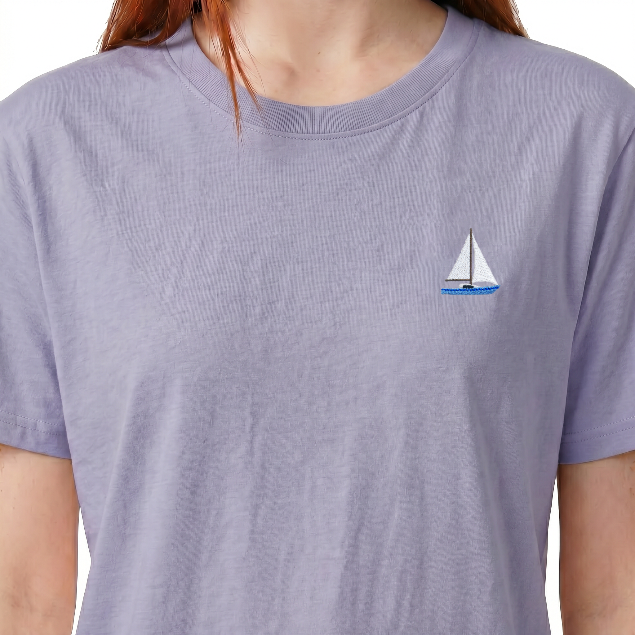 T-shirt brodé — Voilier