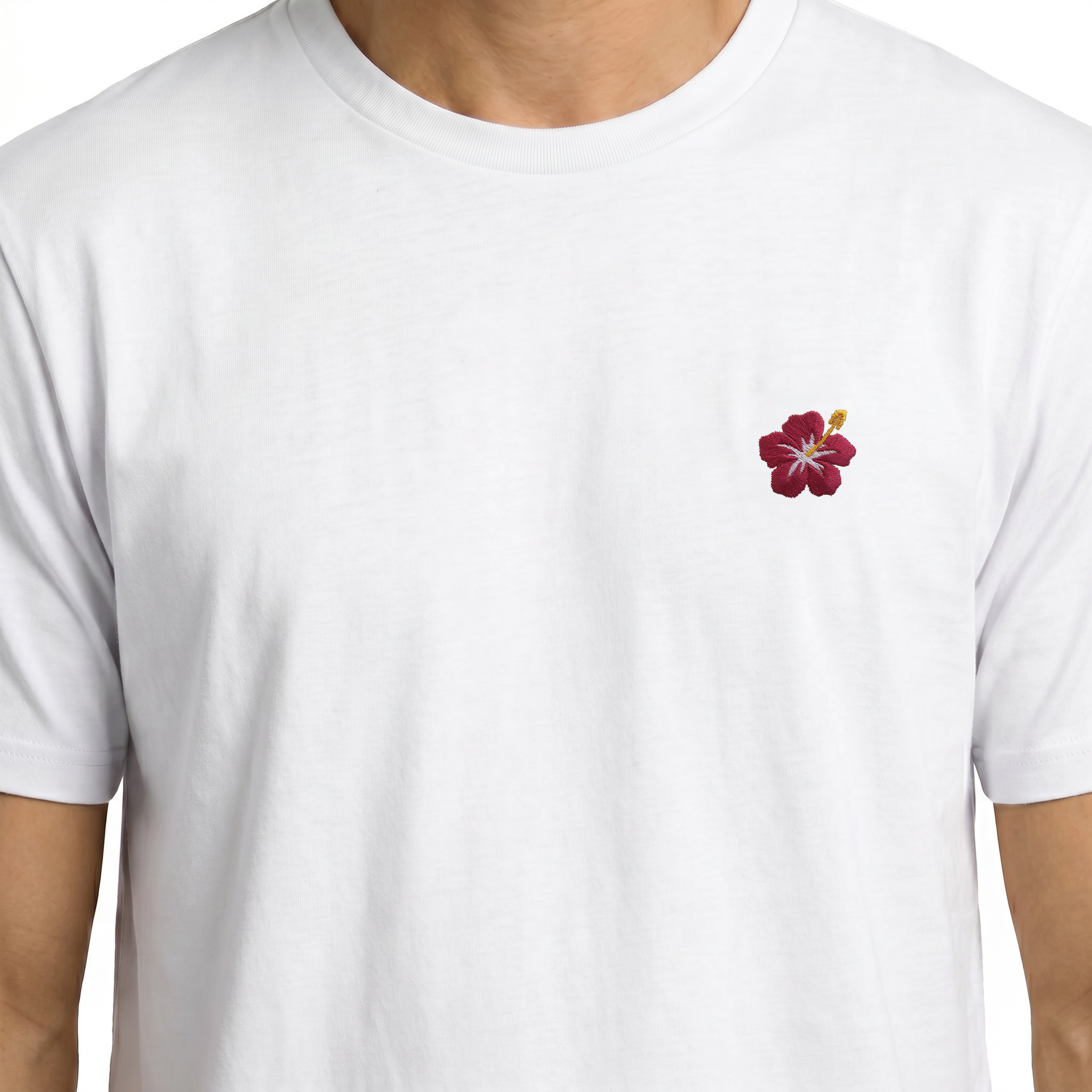 T-shirt brodé — Ibiscus