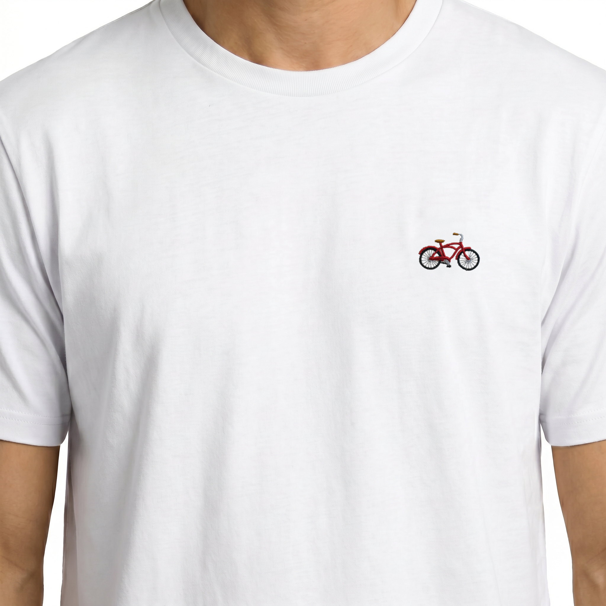 T-shirt brodé — Vélo ancien