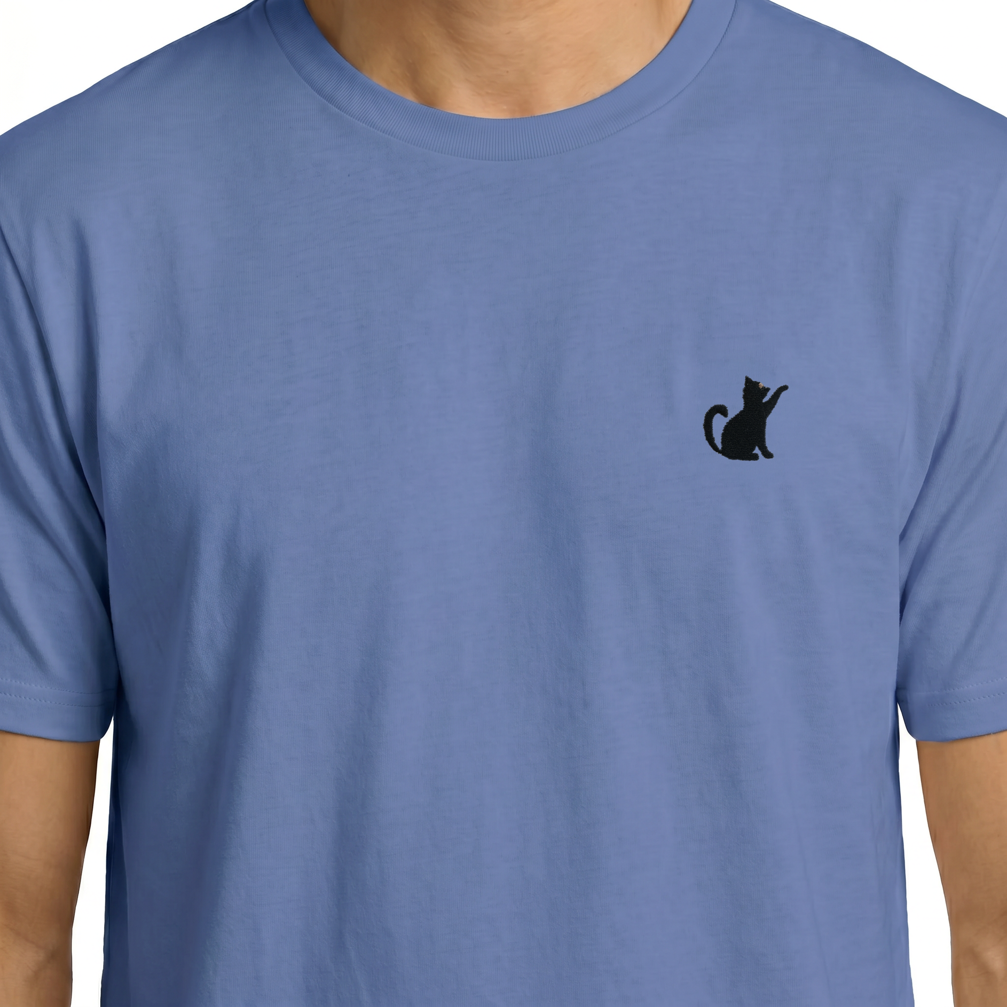 T-shirt brodé — Chaton