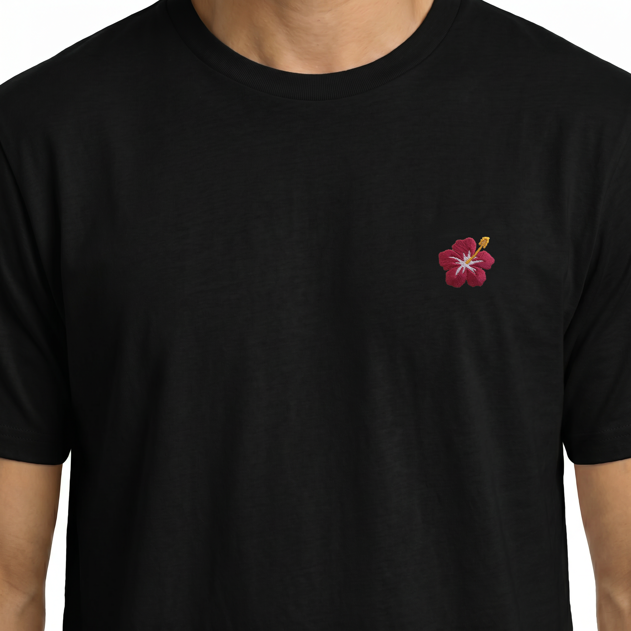T-shirt brodé — Ibiscus