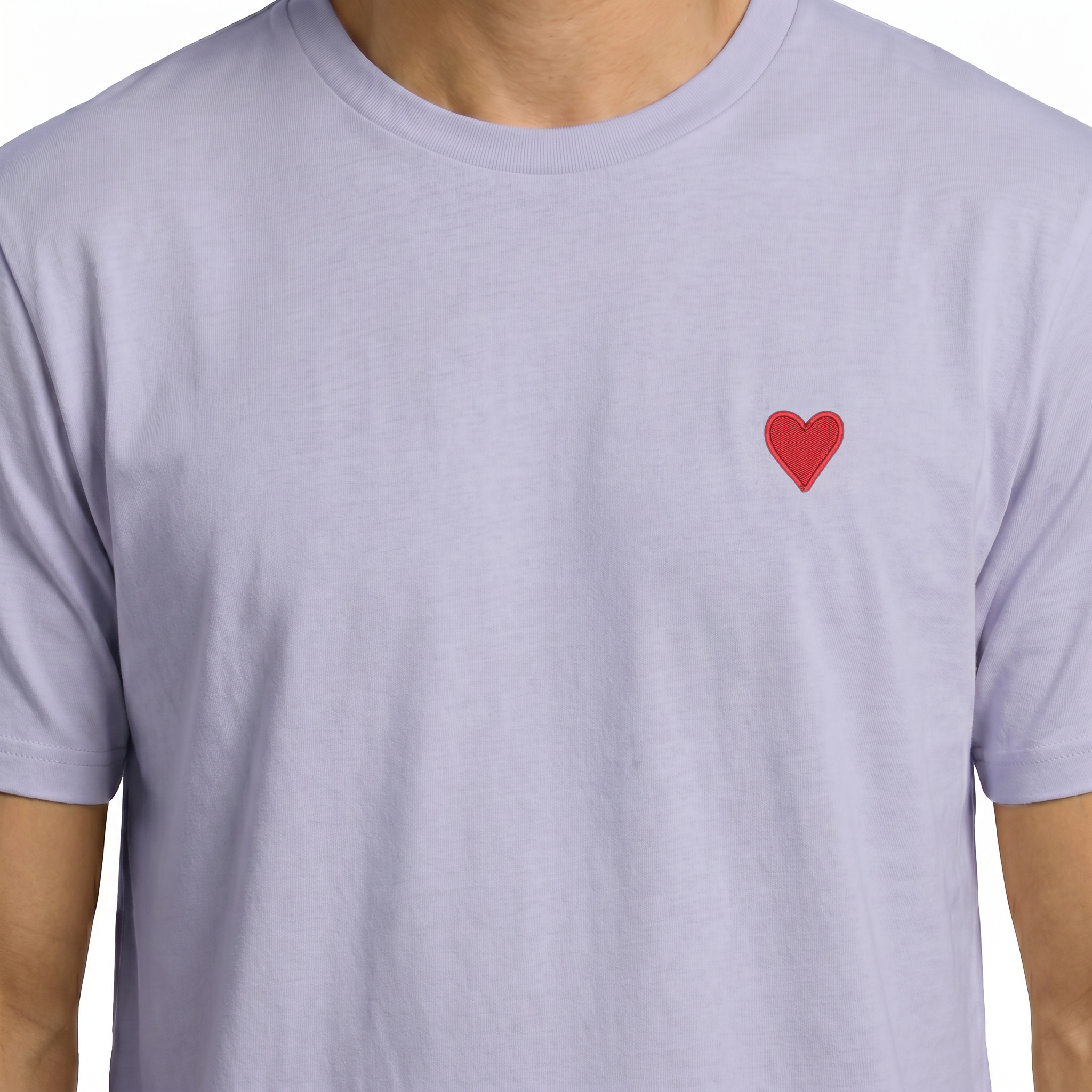 T-shirt brodé — Coeur