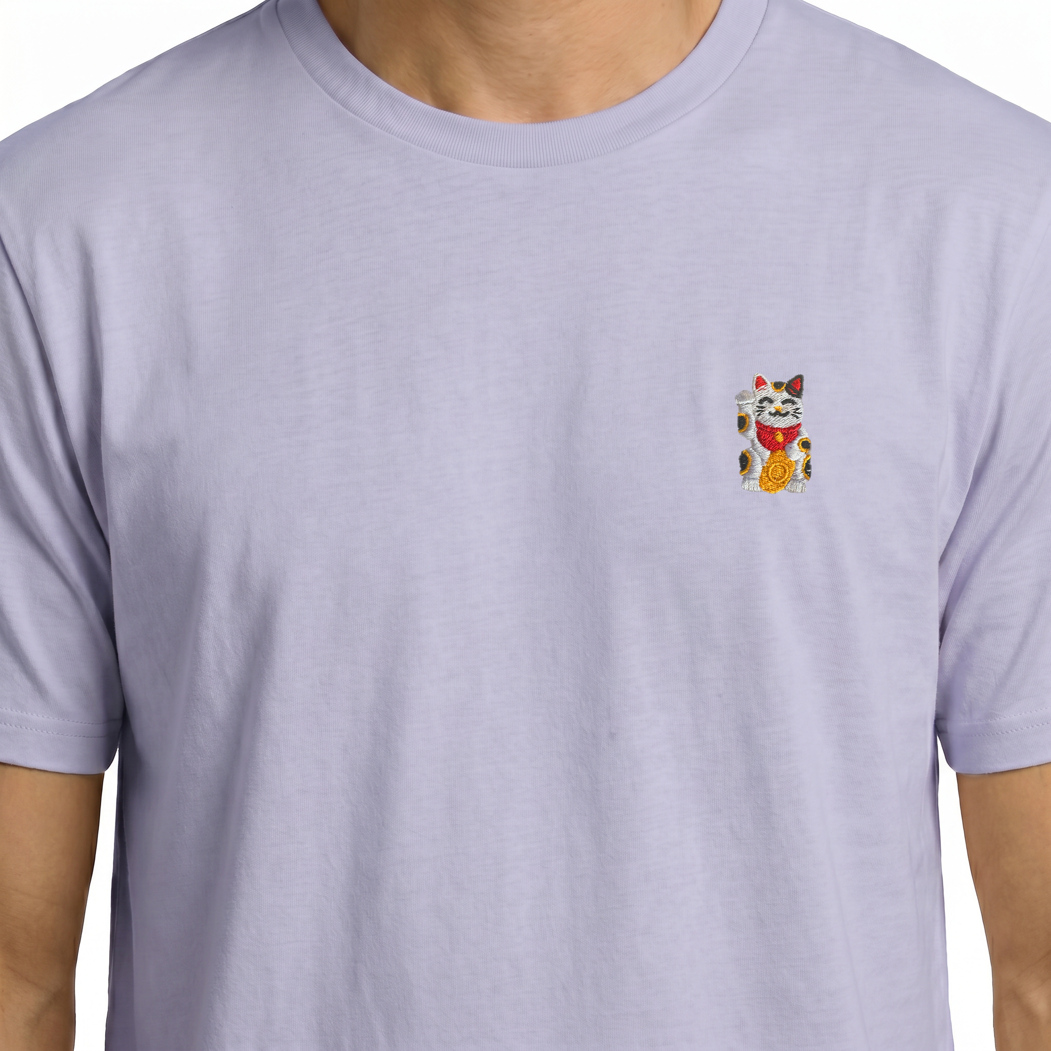 T-shirt brodé — Maneki-neko