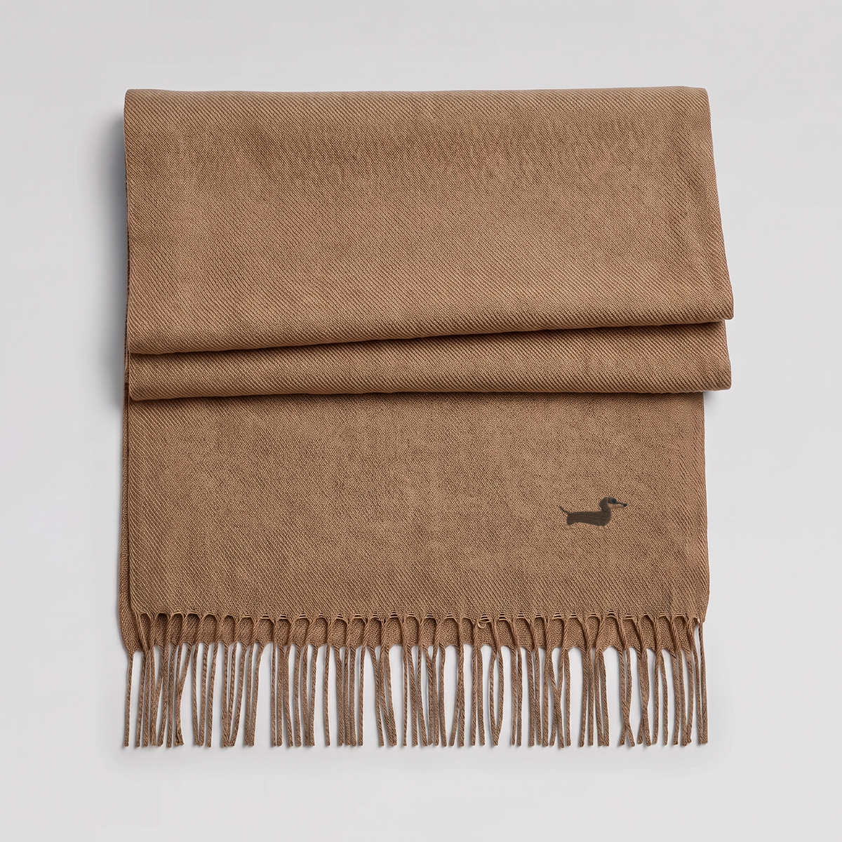 Woven scarf — Dachshund