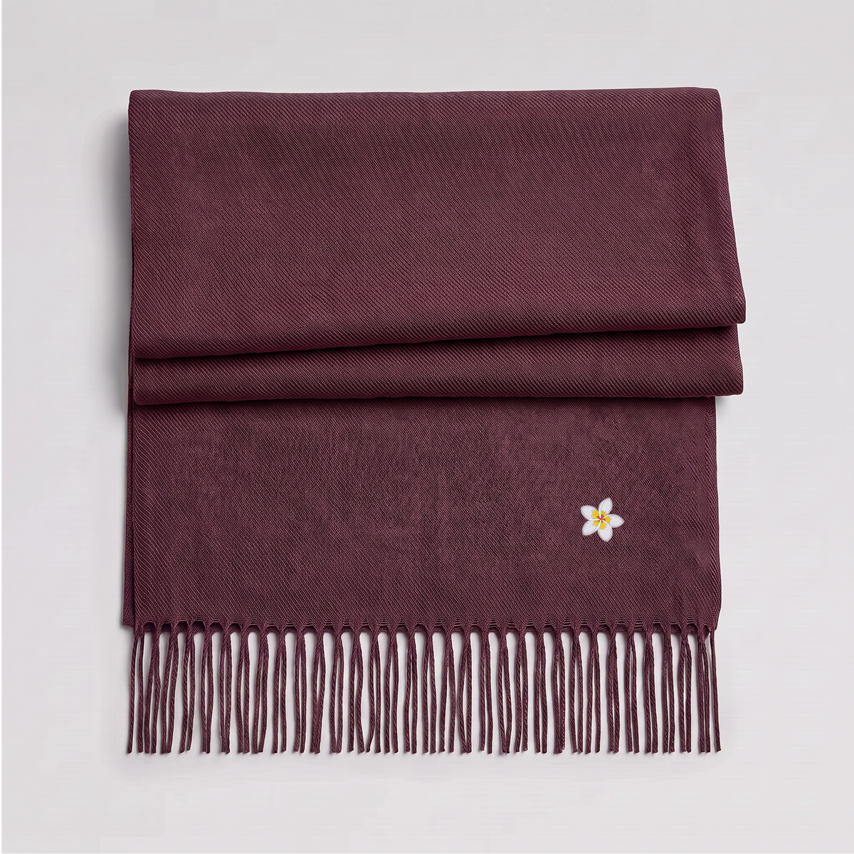 Écharpe tissée — Fleur de Franjipanier