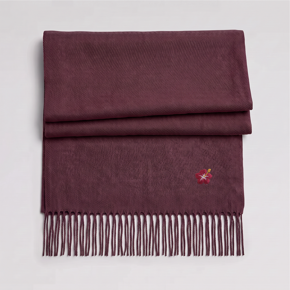 Woven Scarf — Ibiscus