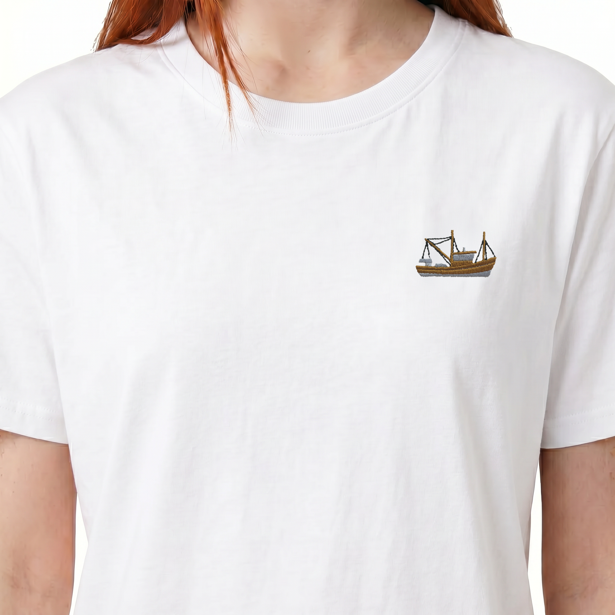 T-shirt brodé — Chalutier