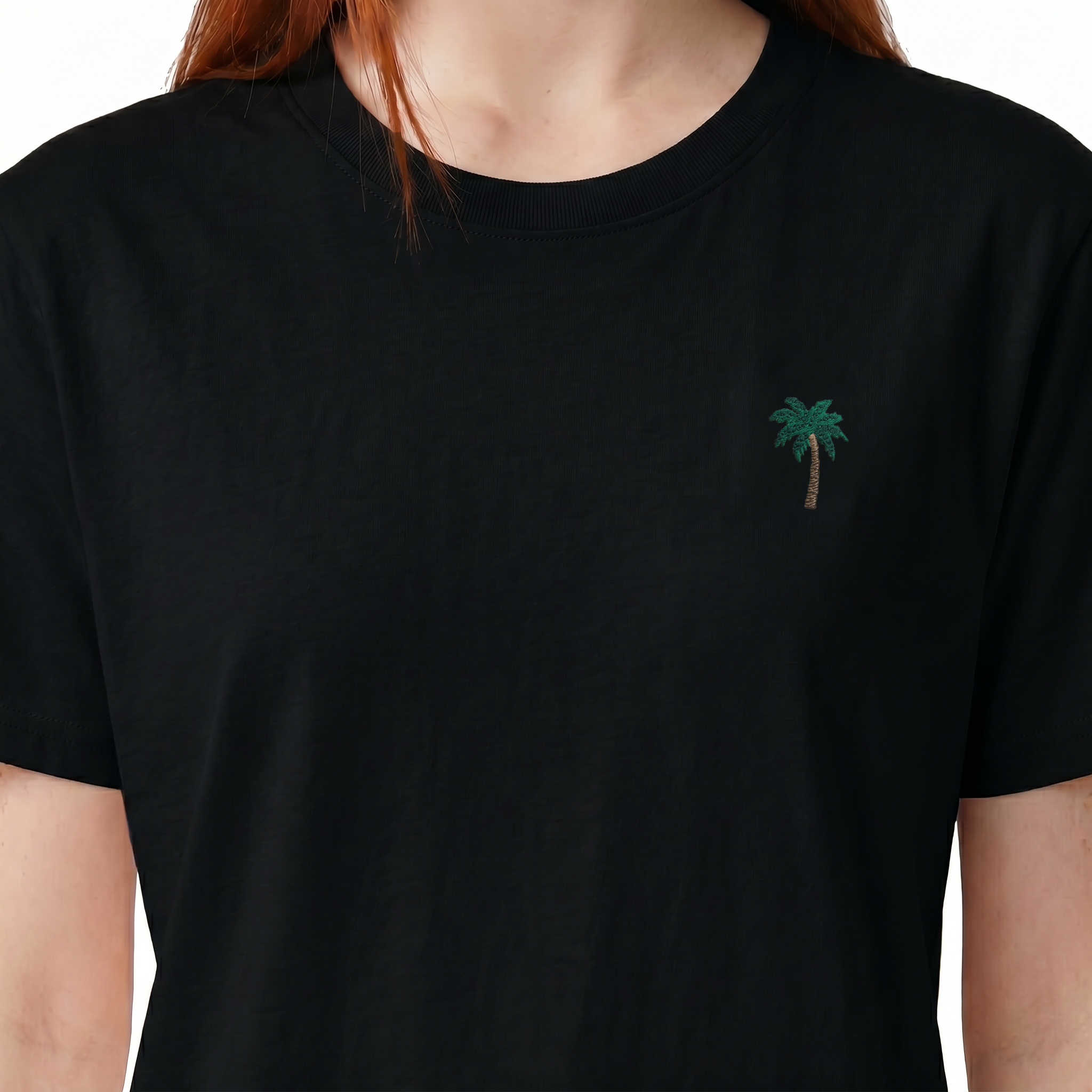 T-shirt brodé — Palmier