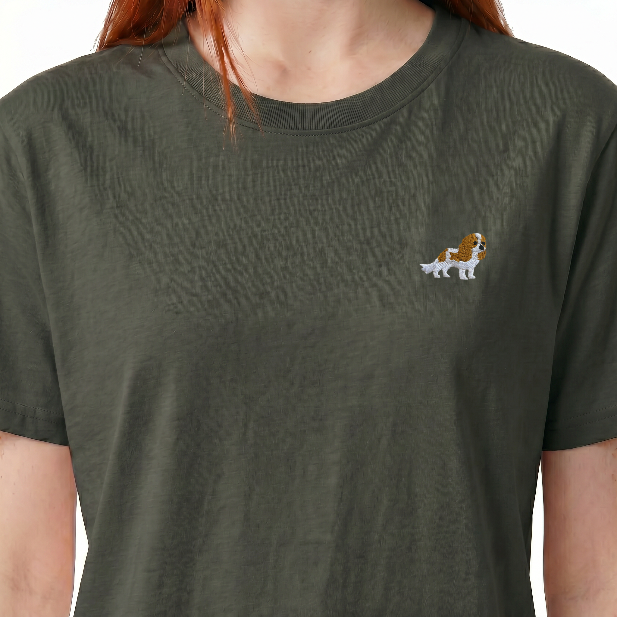 T-shirt brodé — Cavalier King Charles