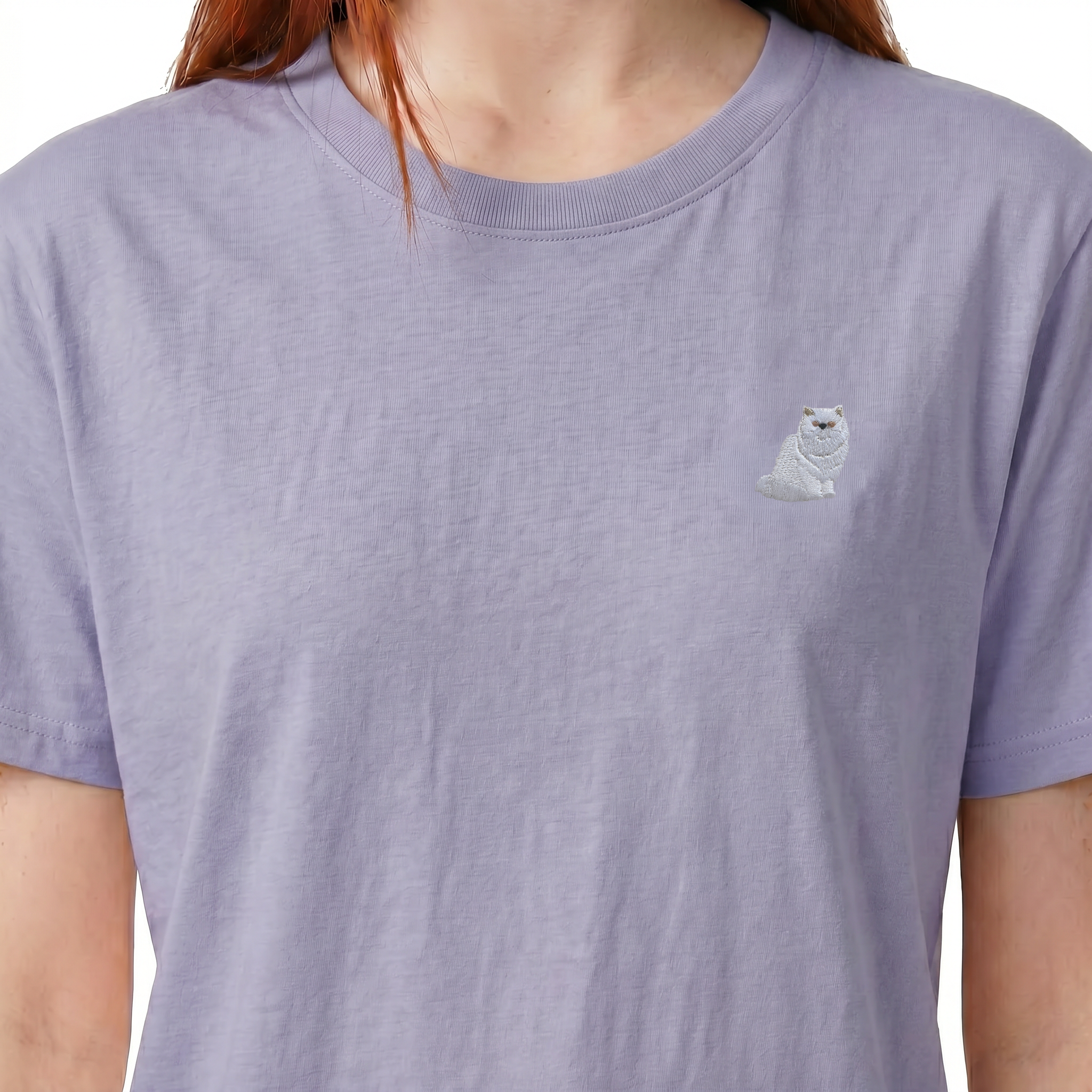 T-shirt brodé — Chat Persan