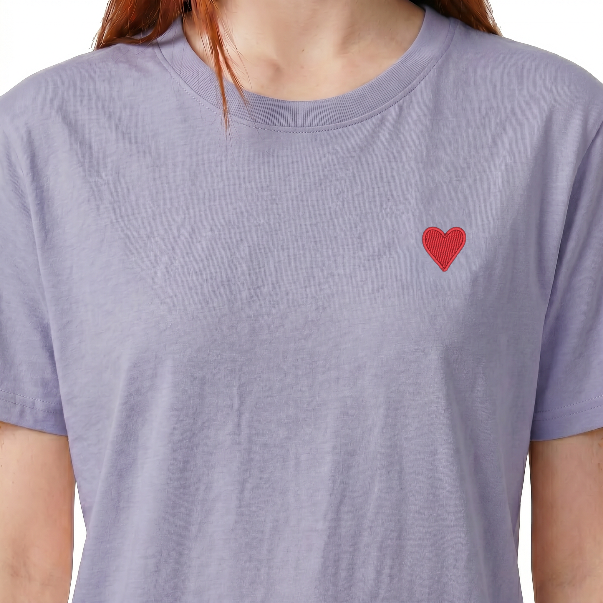 T-shirt brodé — Coeur