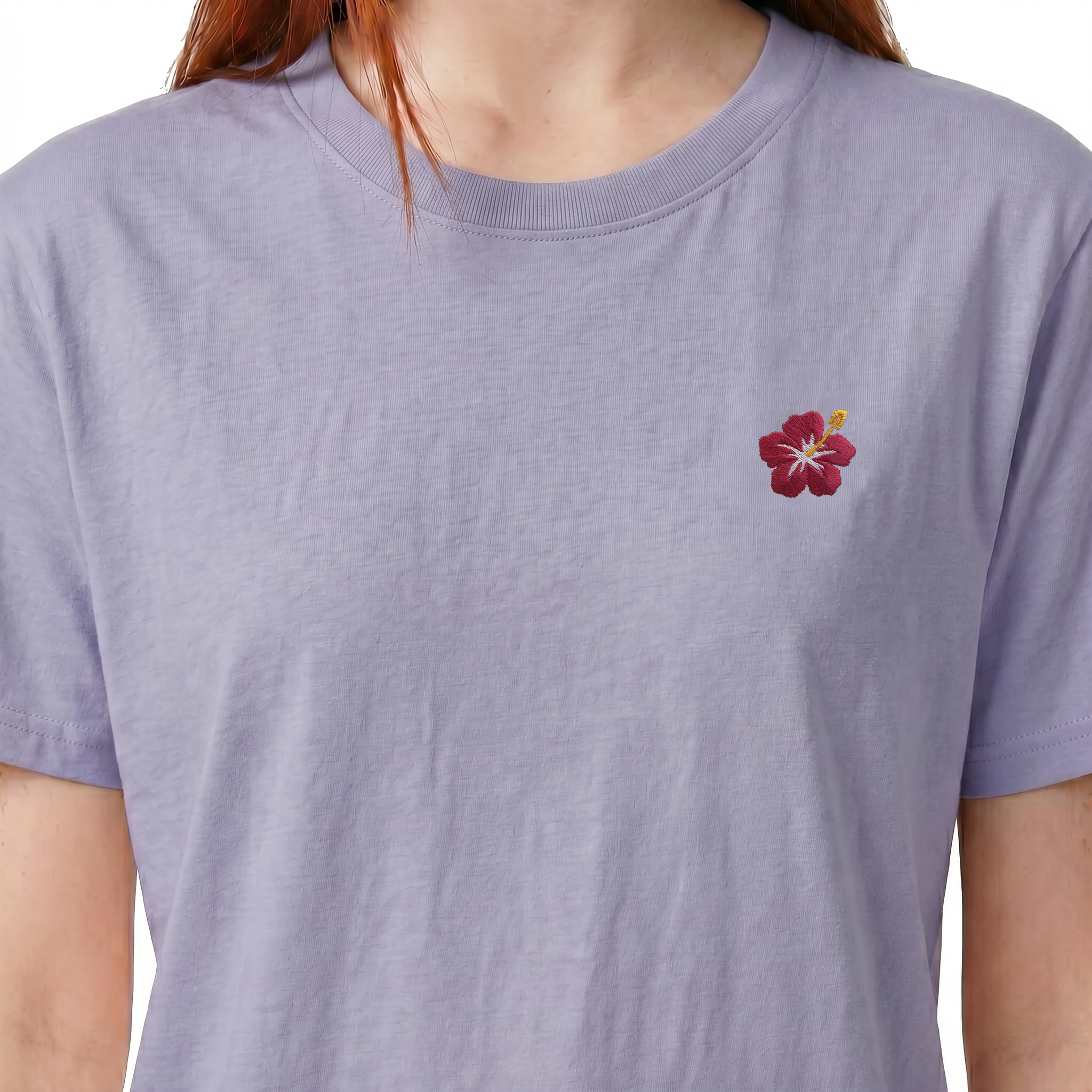 T-shirt brodé — Ibiscus