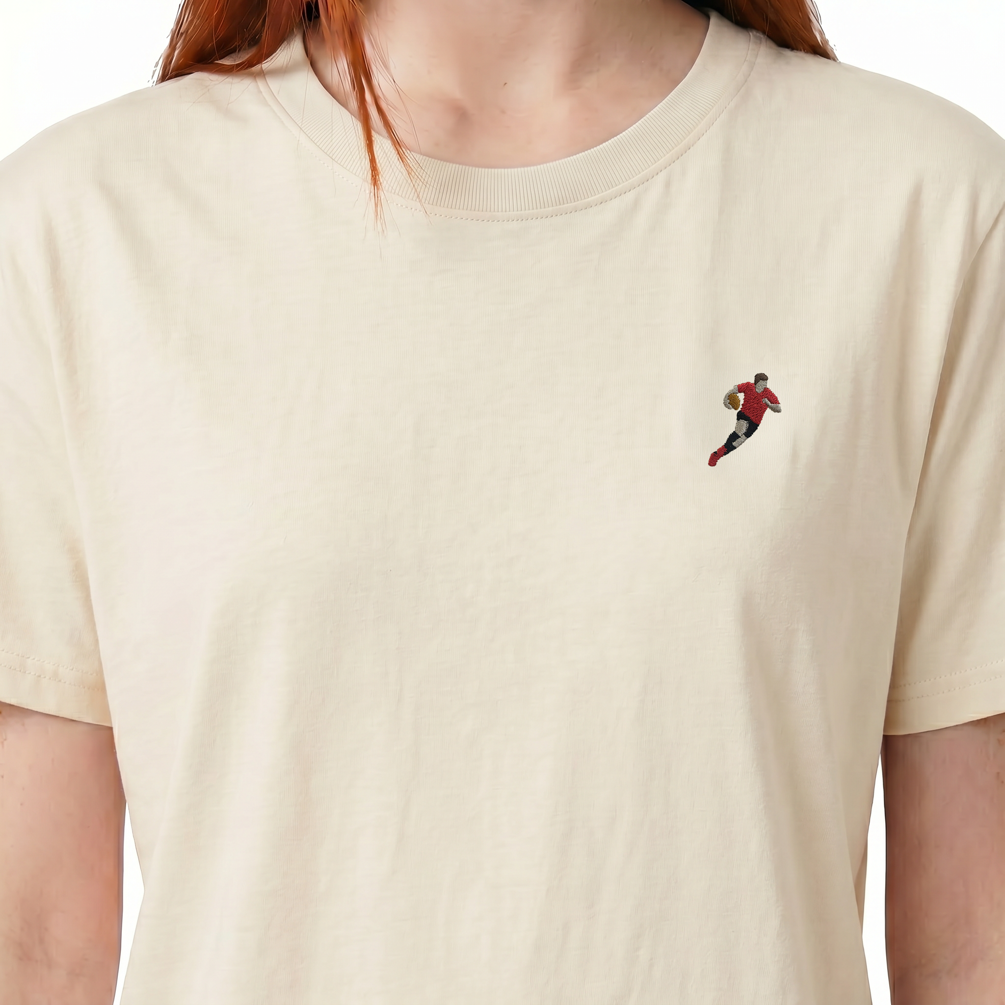 T-shirt brodé — Rugbyman