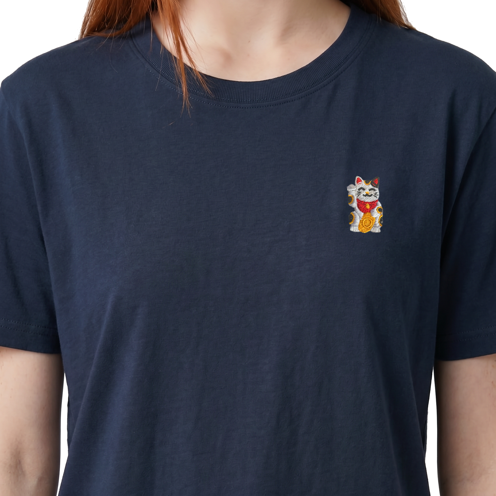 T-shirt brodé — Maneki-neko