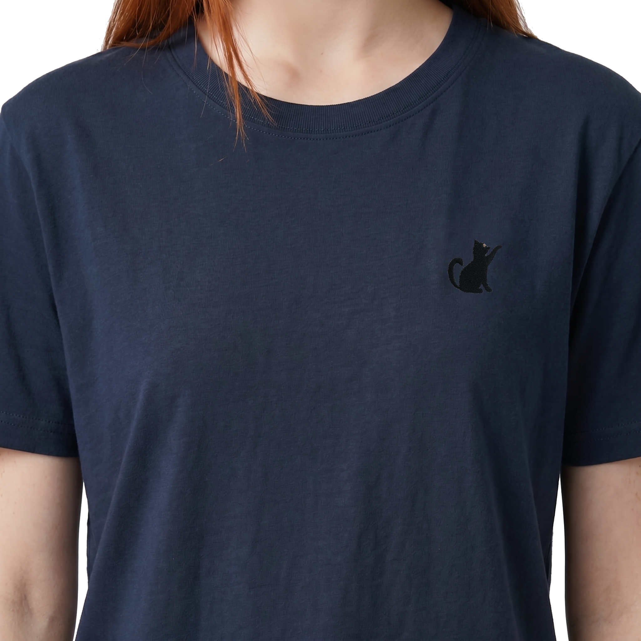 T-shirt brodé — Chaton