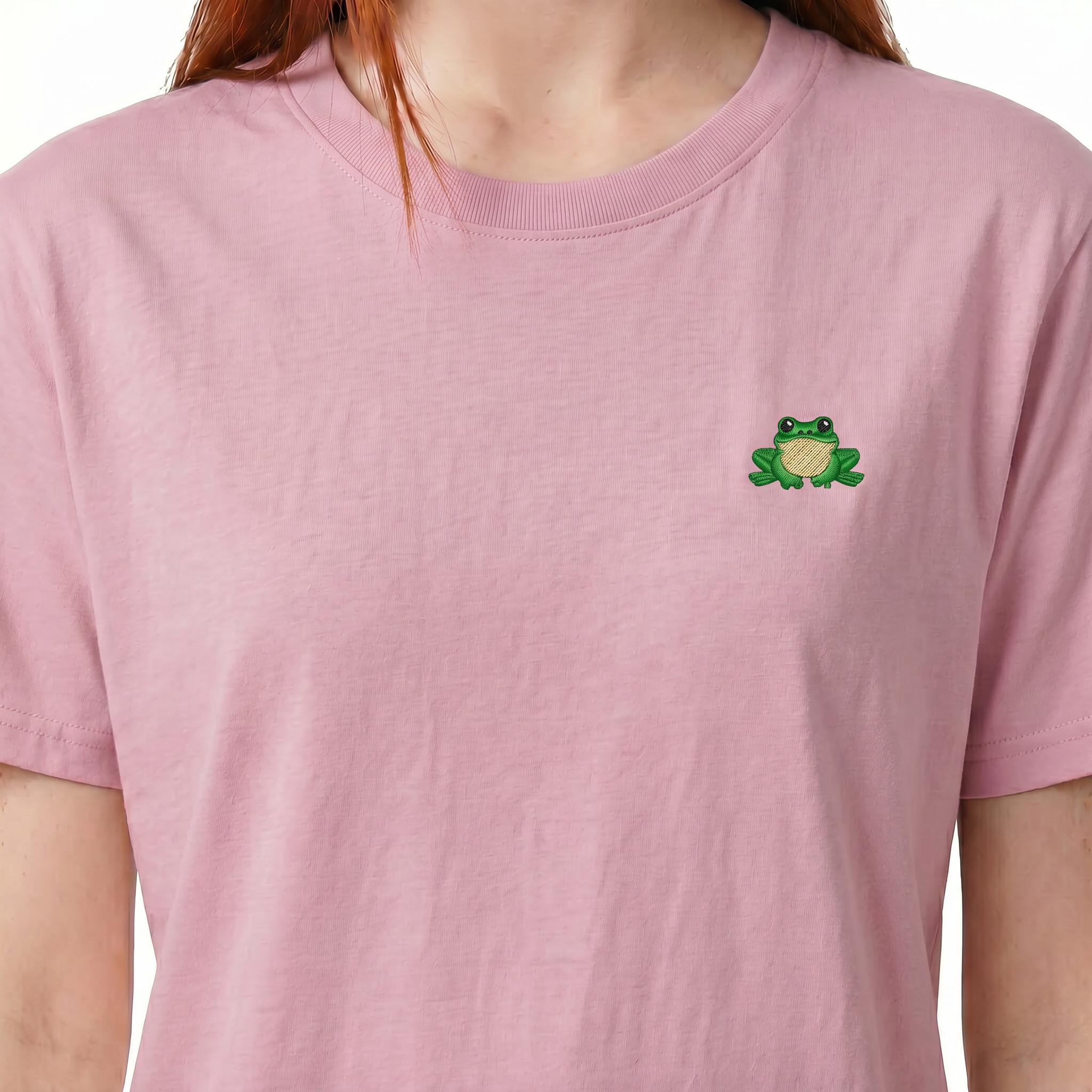 T-shirt brodé — Grenouille