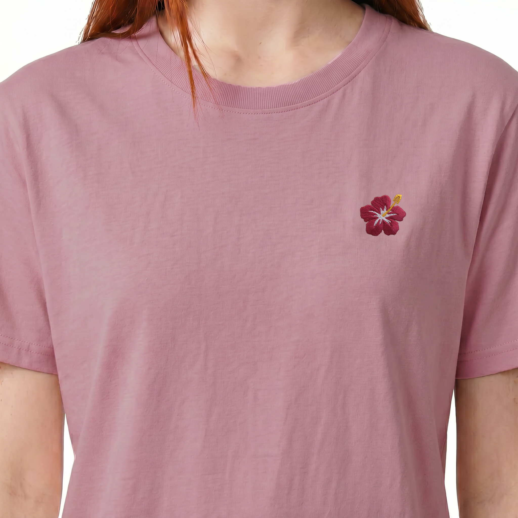 T-shirt brodé — Ibiscus