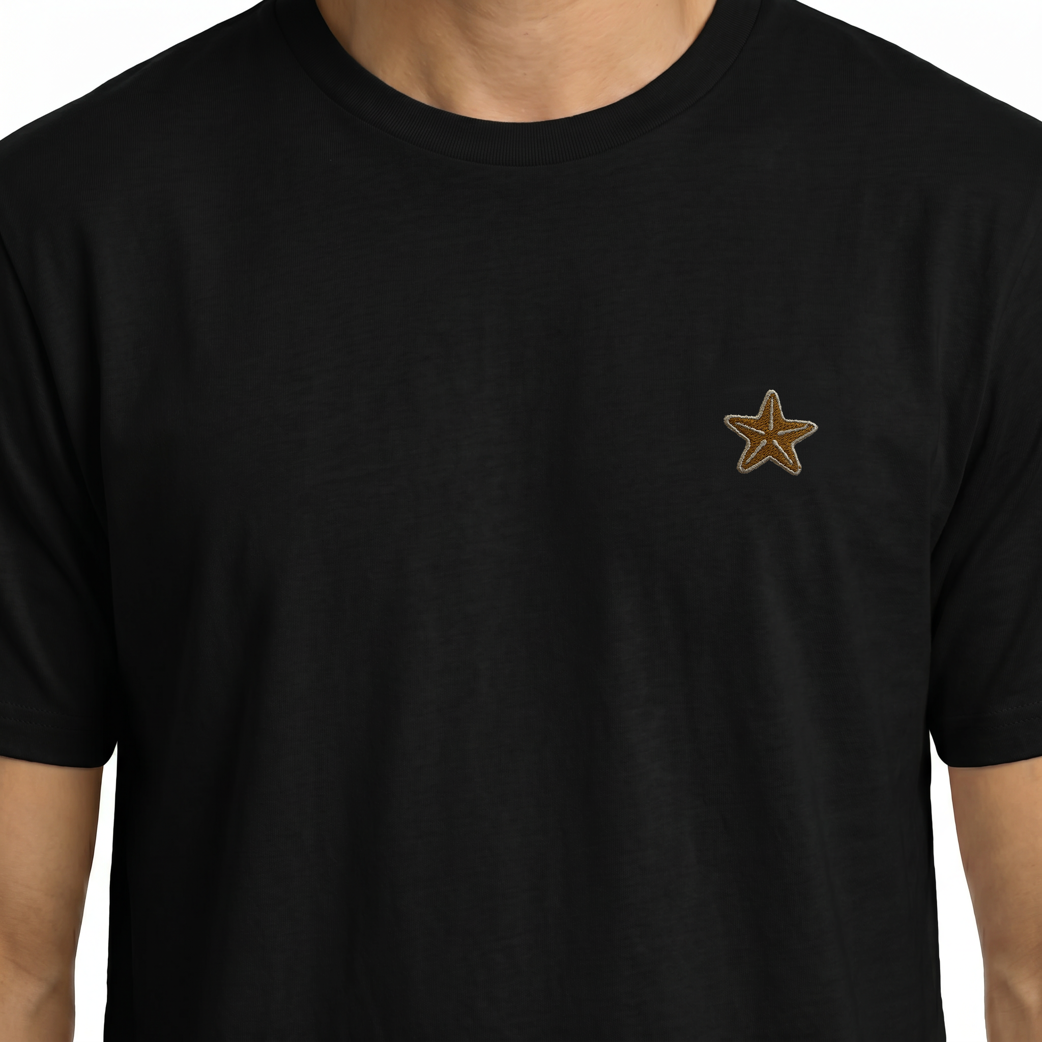 T-shirt brodé — Étoile de mer