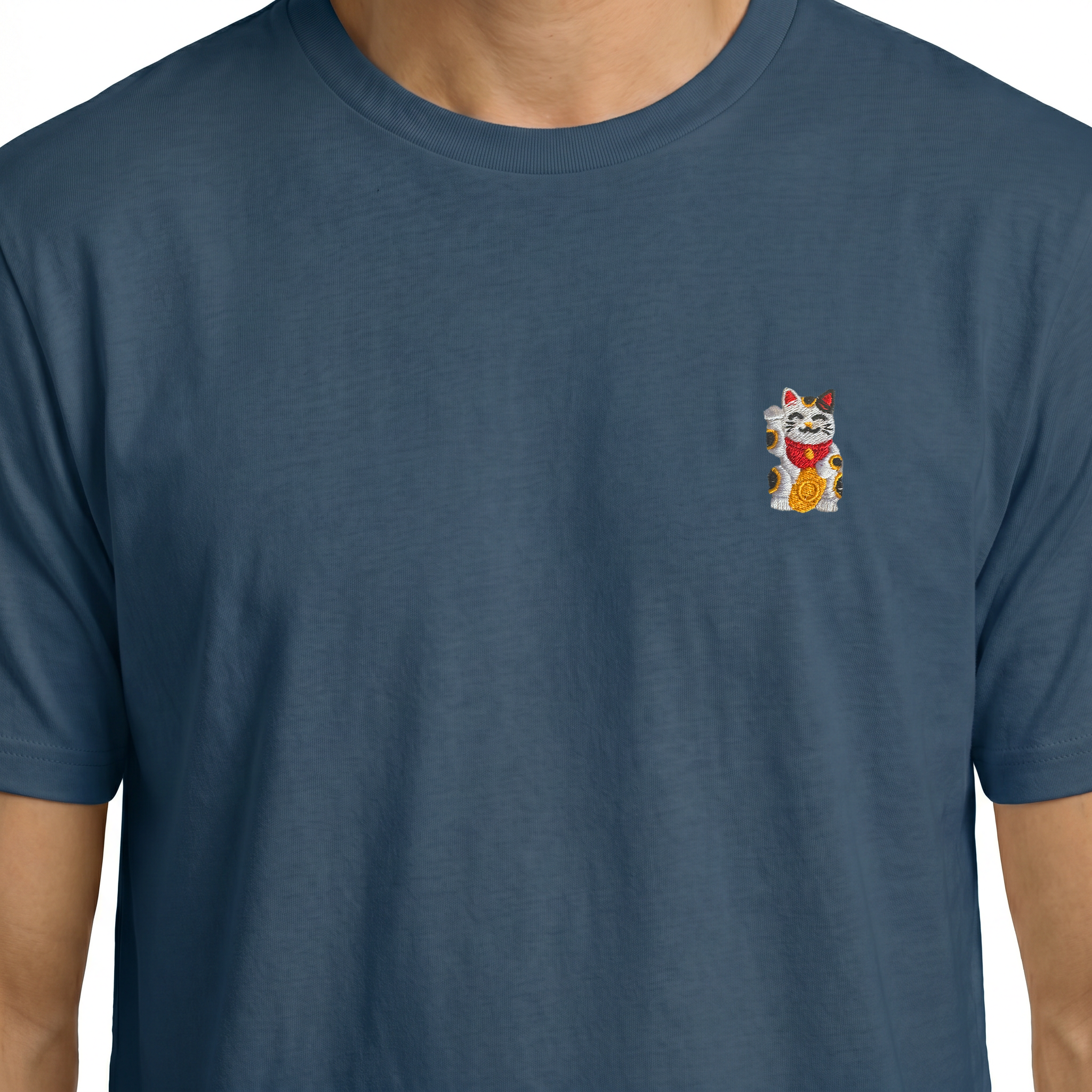 T-shirt brodé — Maneki-neko