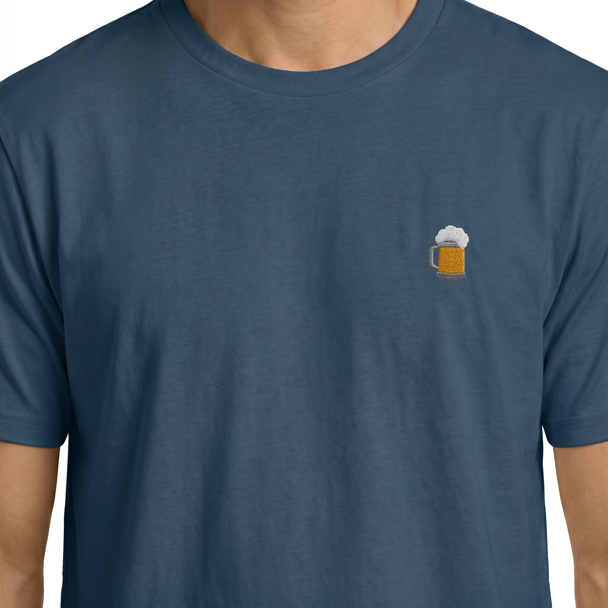 T-shirt brodé — Choppe de Bière