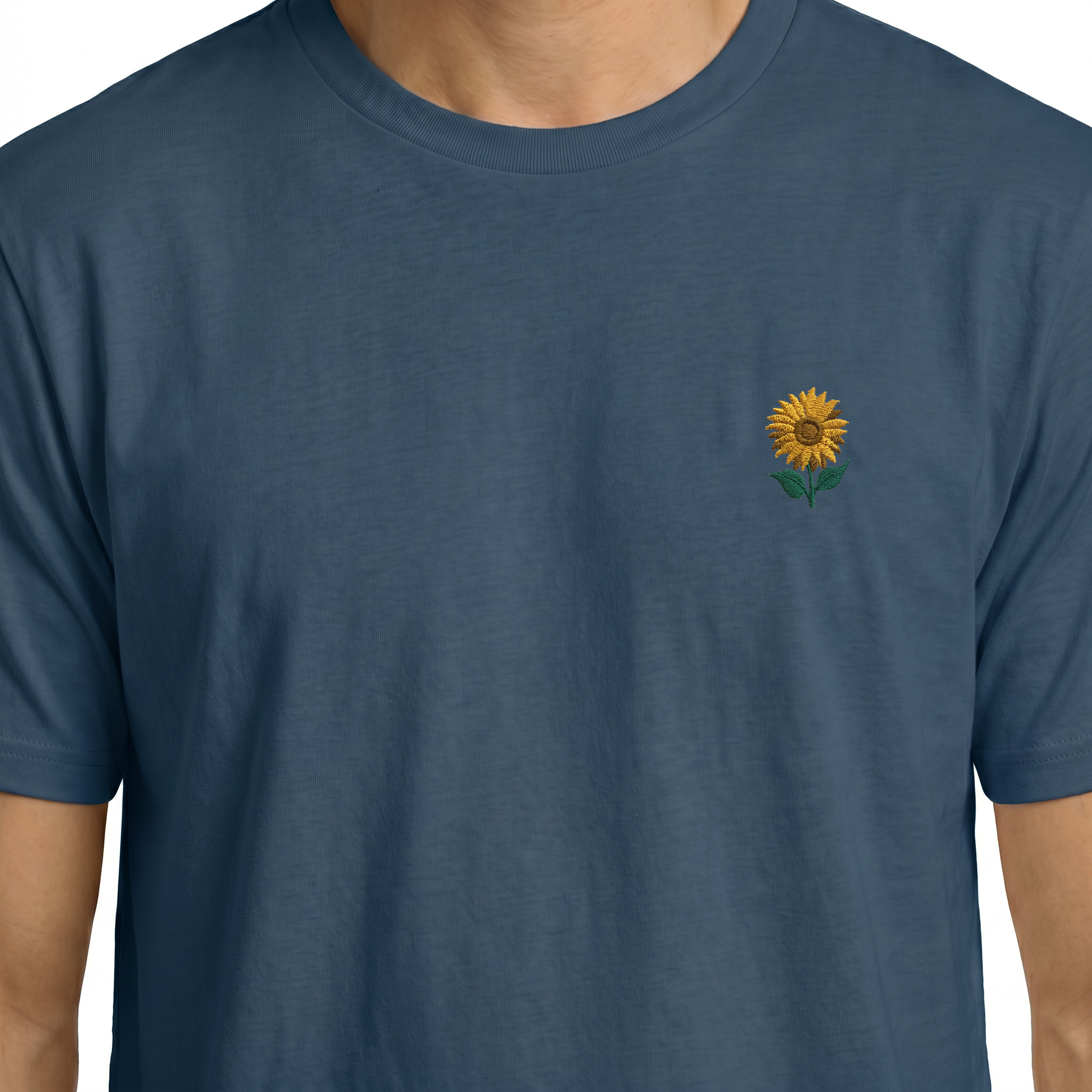 T-shirt brodé — Tournesol