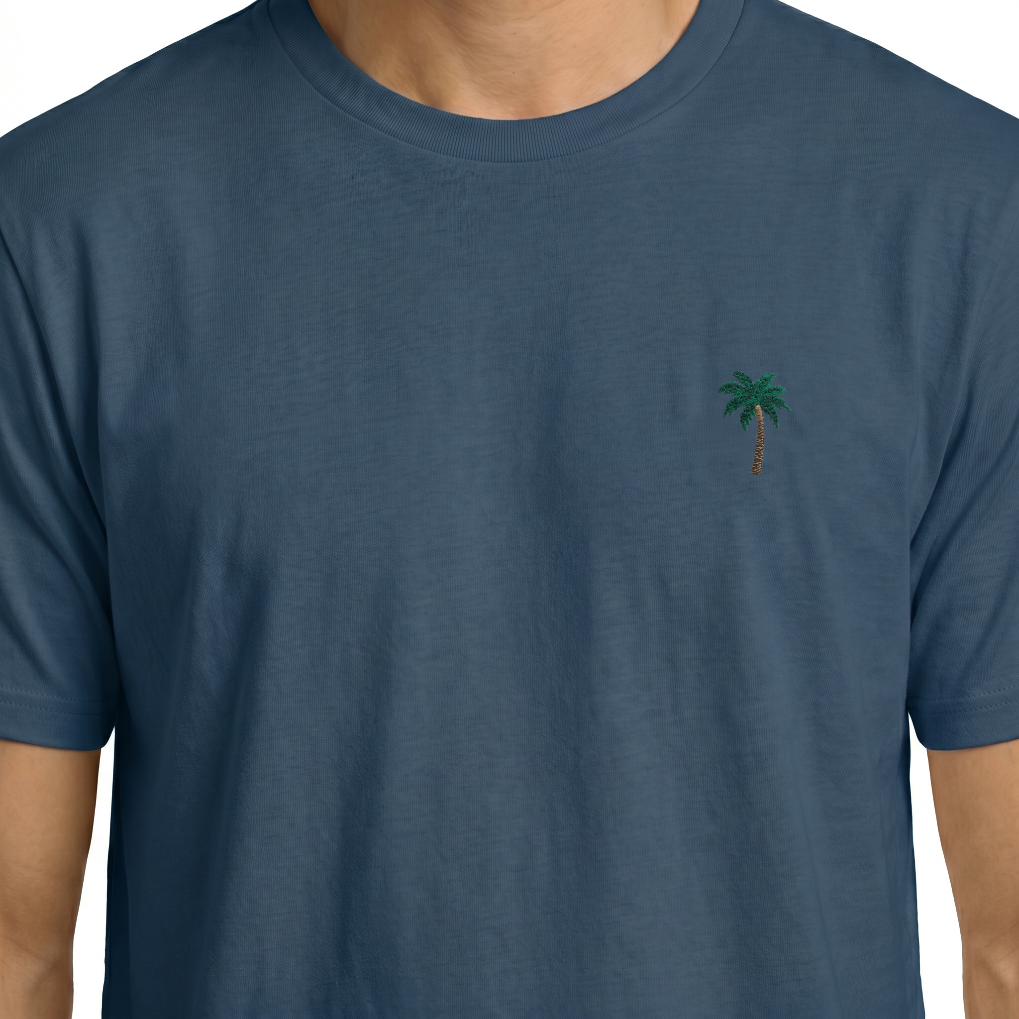 T-shirt brodé — Palmier