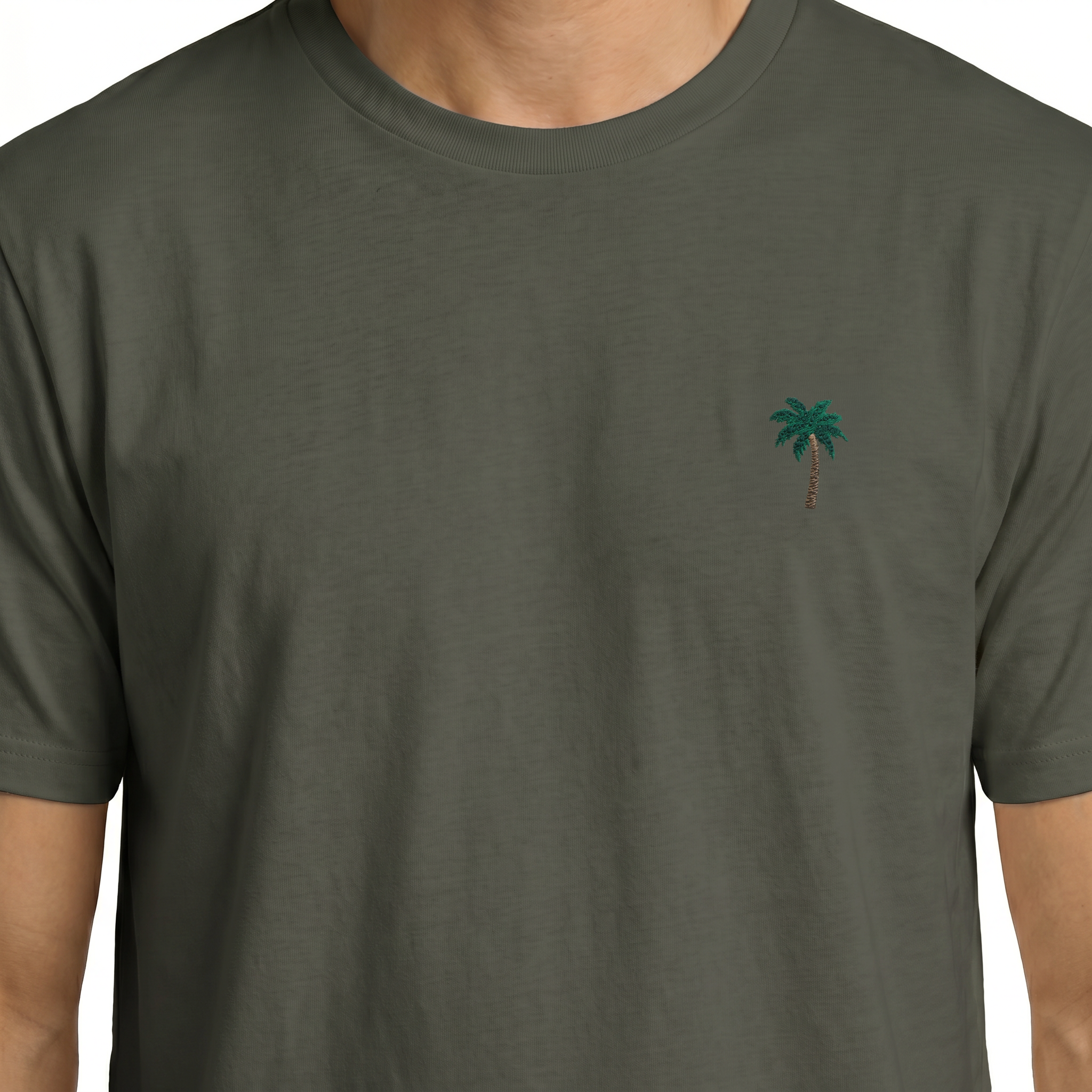 T-shirt brodé — Palmier