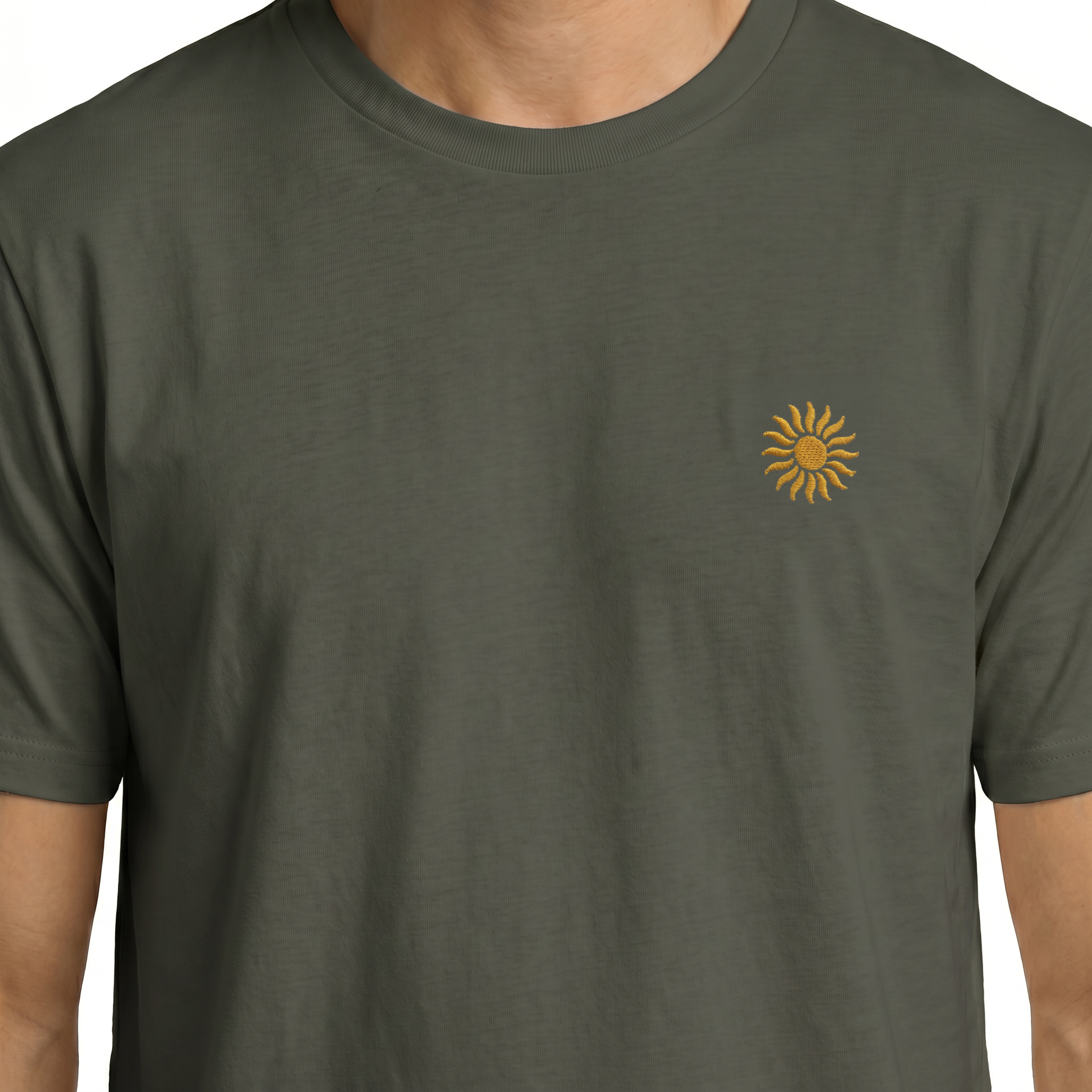 T-shirt brodé — Soleil