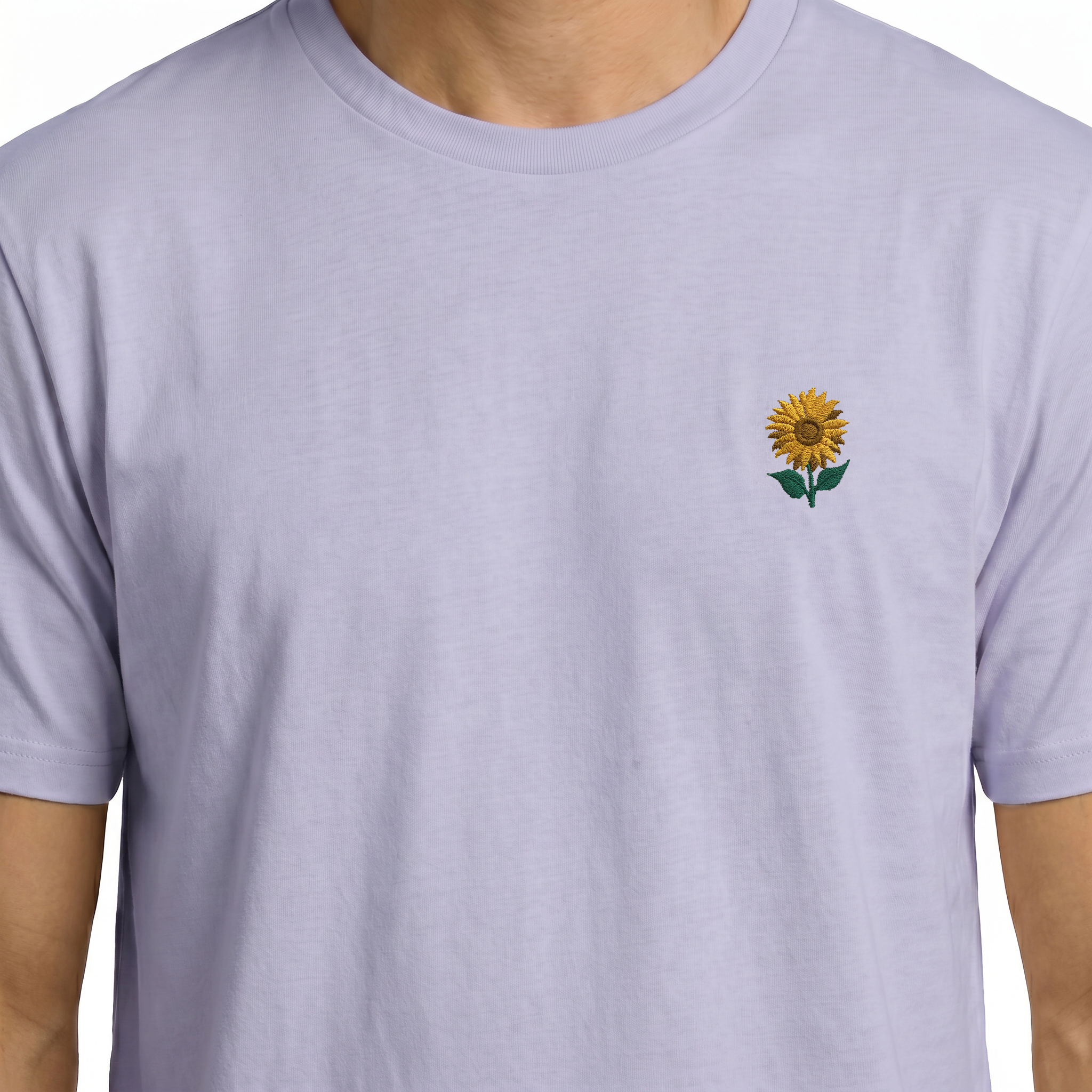 T-shirt brodé — Tournesol