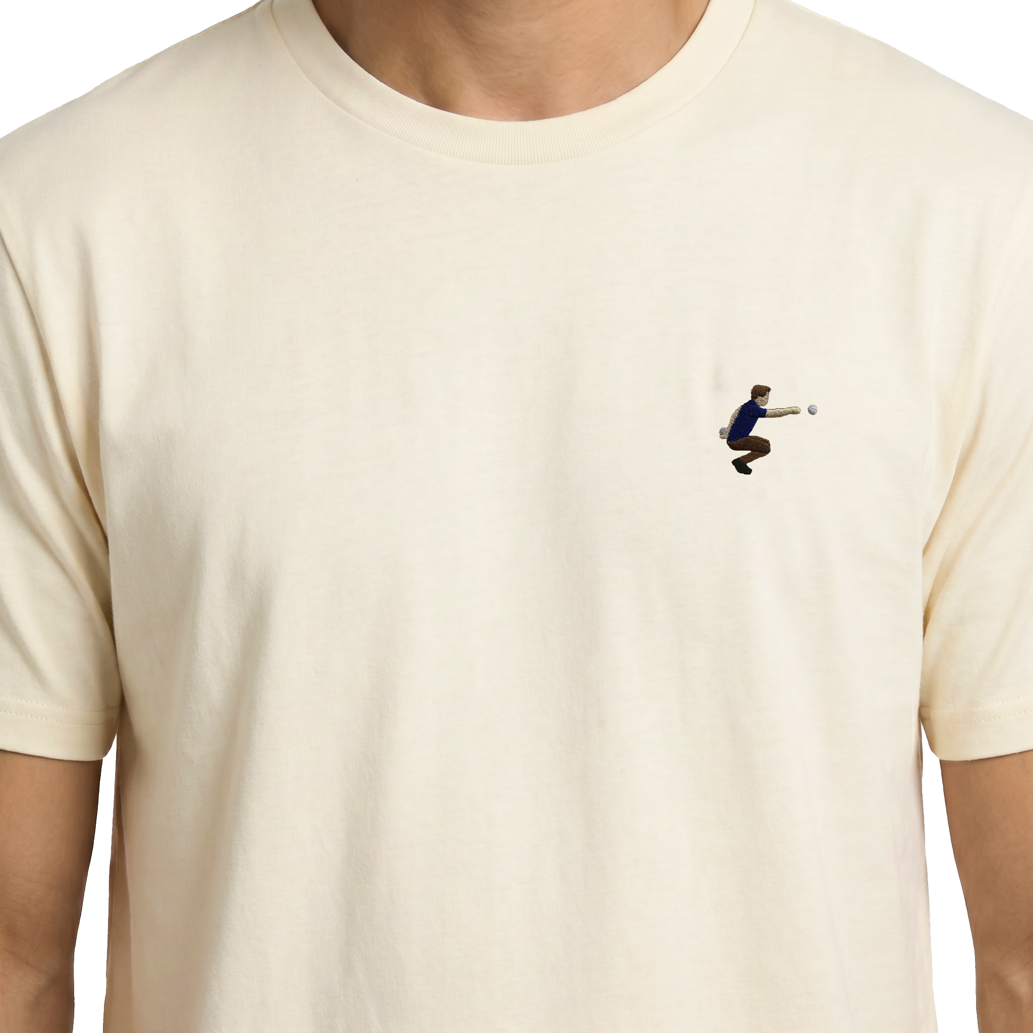 T-shirt brodé — Pétanqueur
