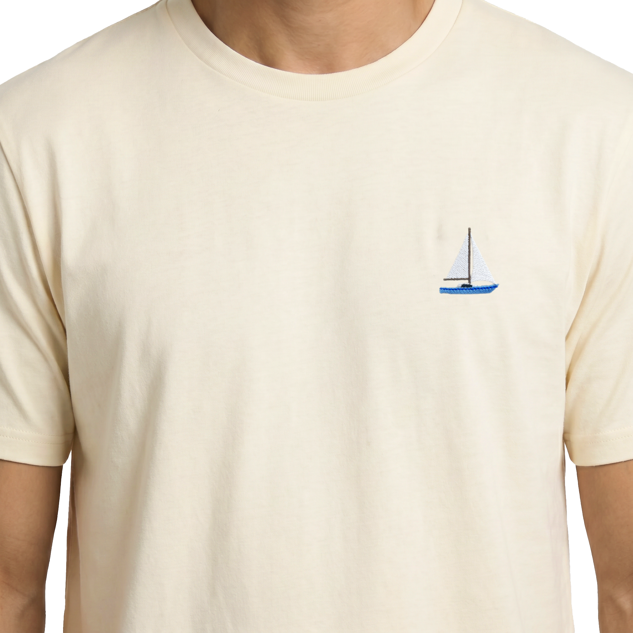 T-shirt brodé — Voilier