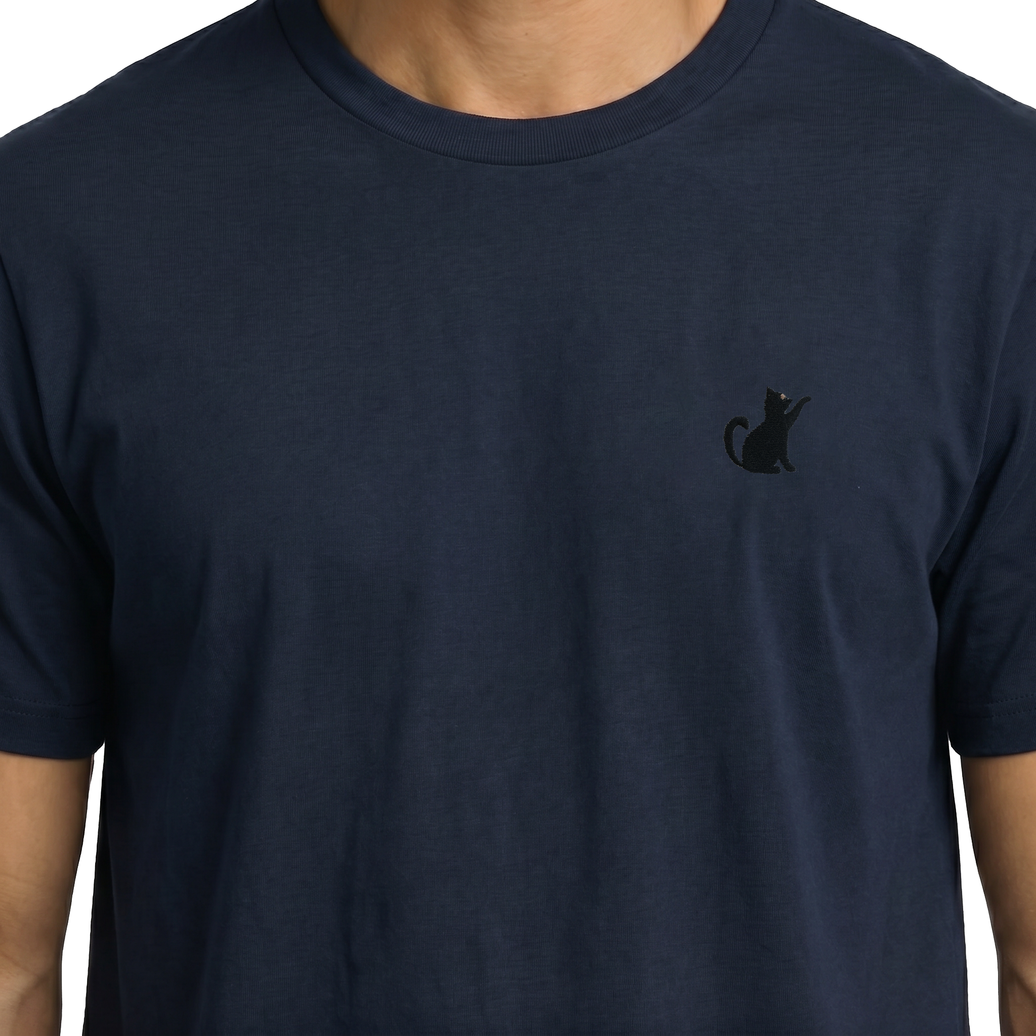 T-shirt brodé — Chaton