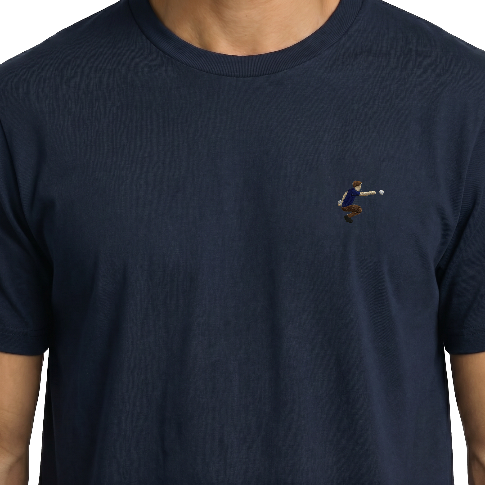 T-shirt brodé — Pétanqueur