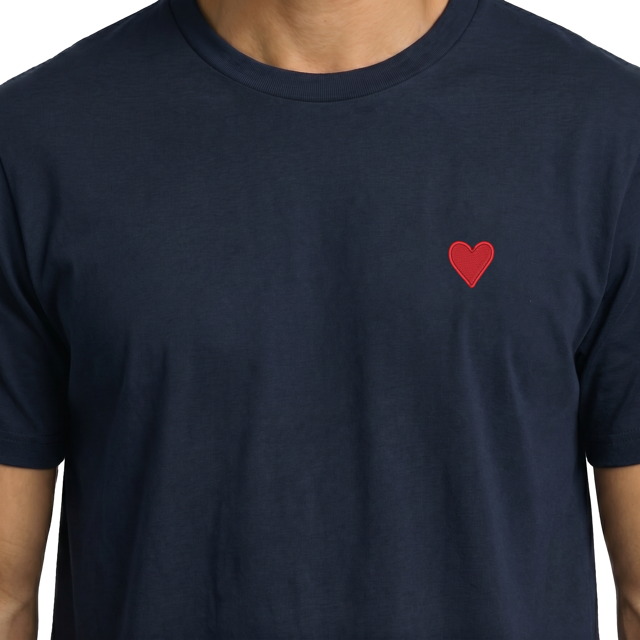 T-shirt brodé — Coeur