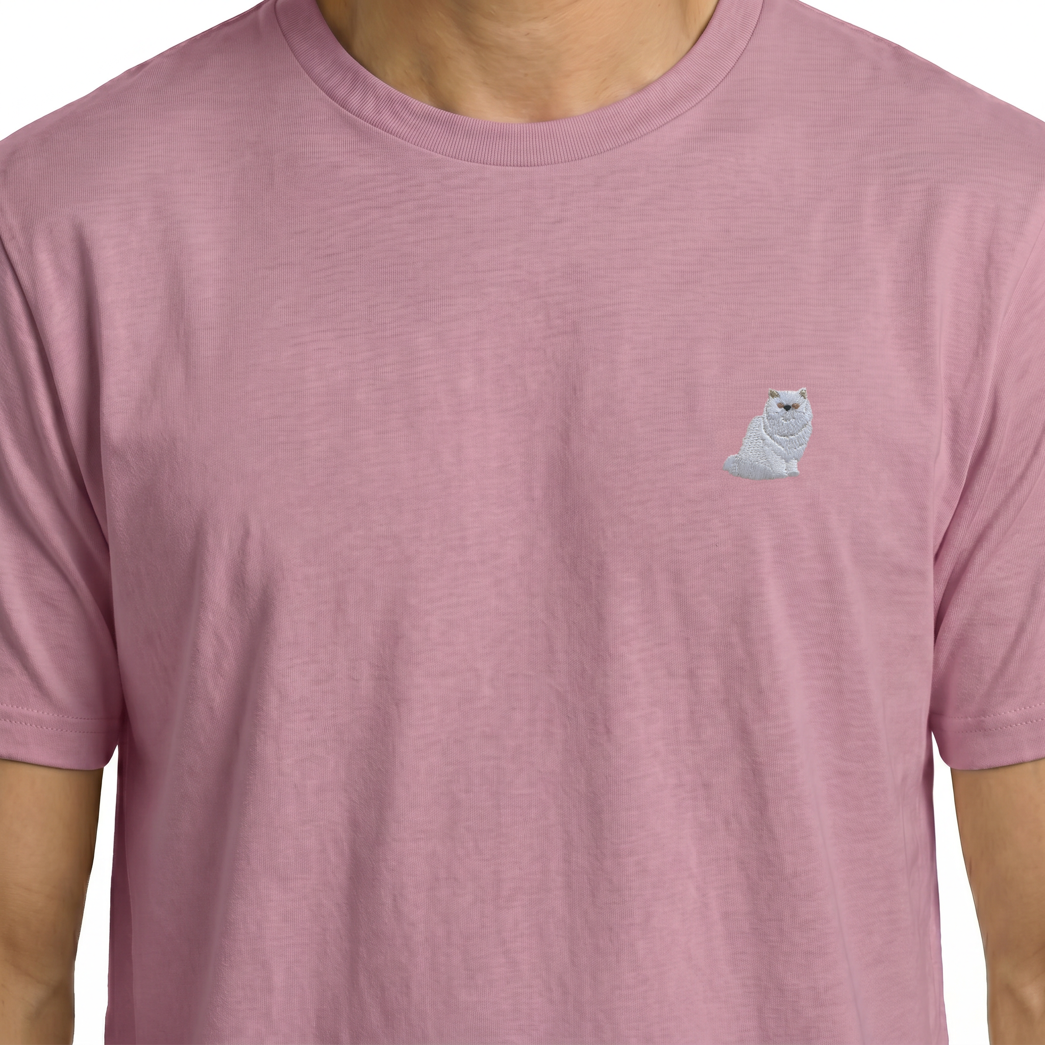 T-shirt brodé — Chat Persan