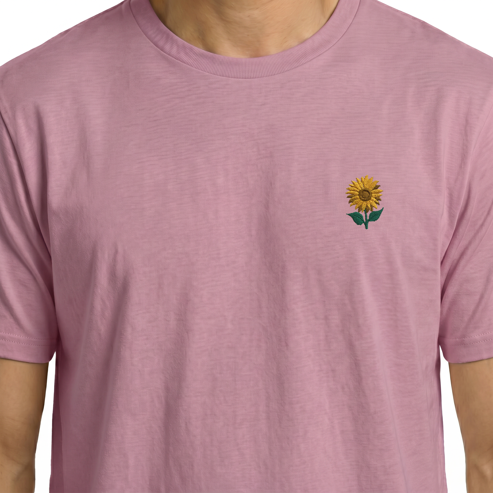 T-shirt brodé — Tournesol