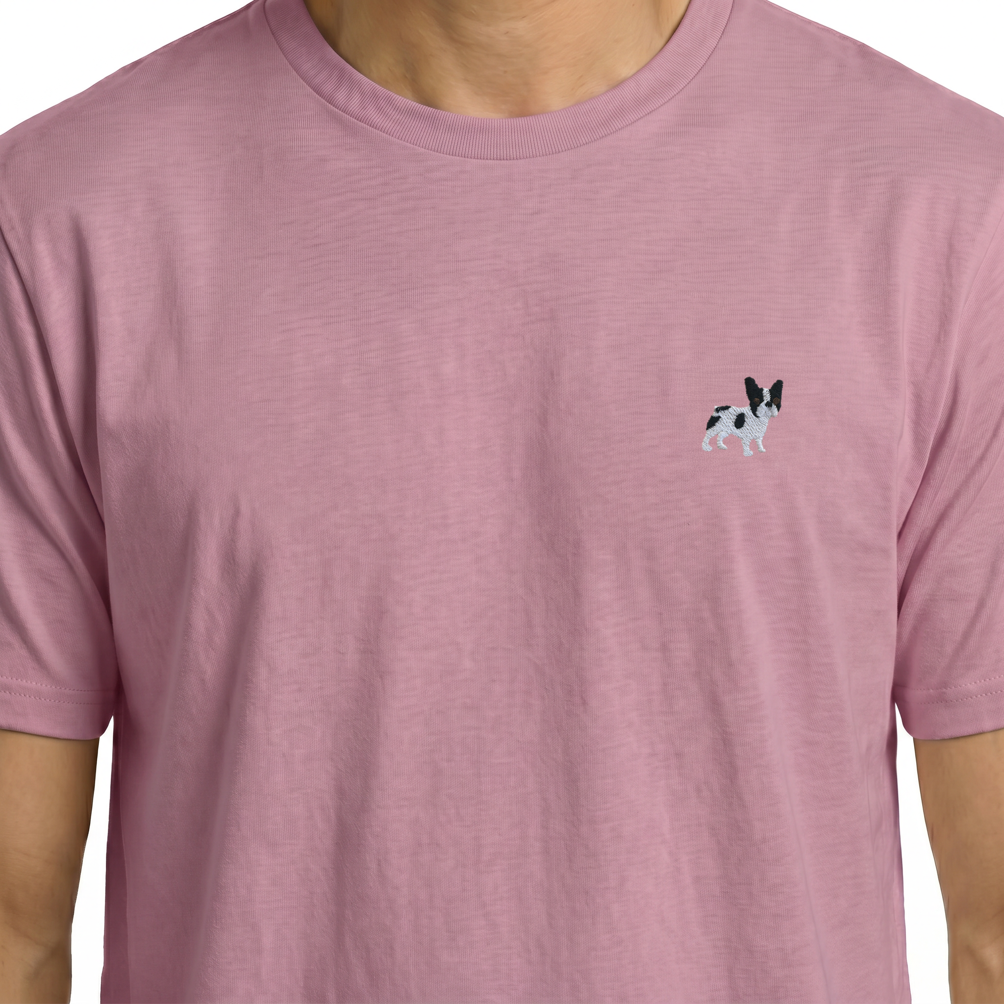 T-shirt brodé — Bouledogue Francais