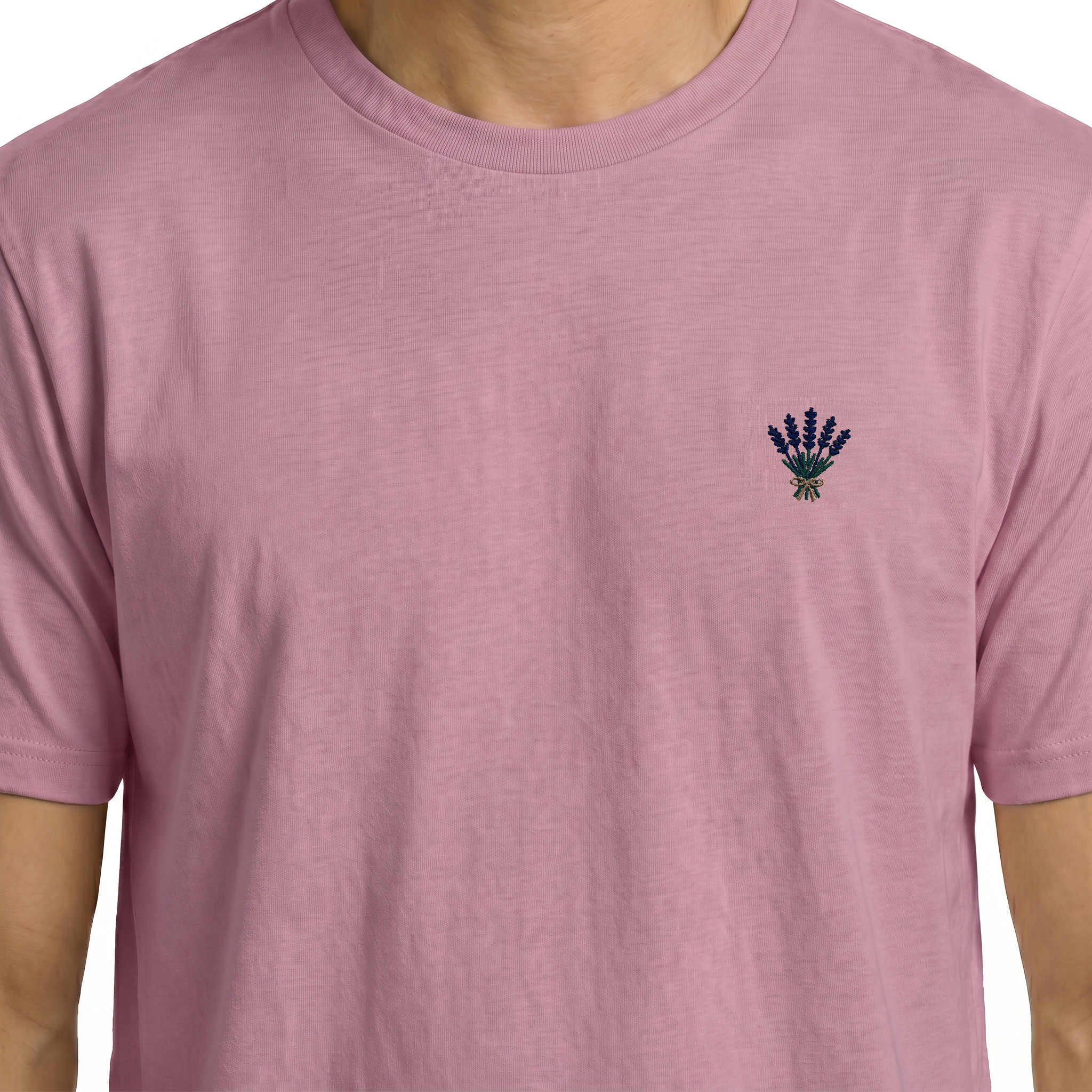 T-shirt brodé — Lavande