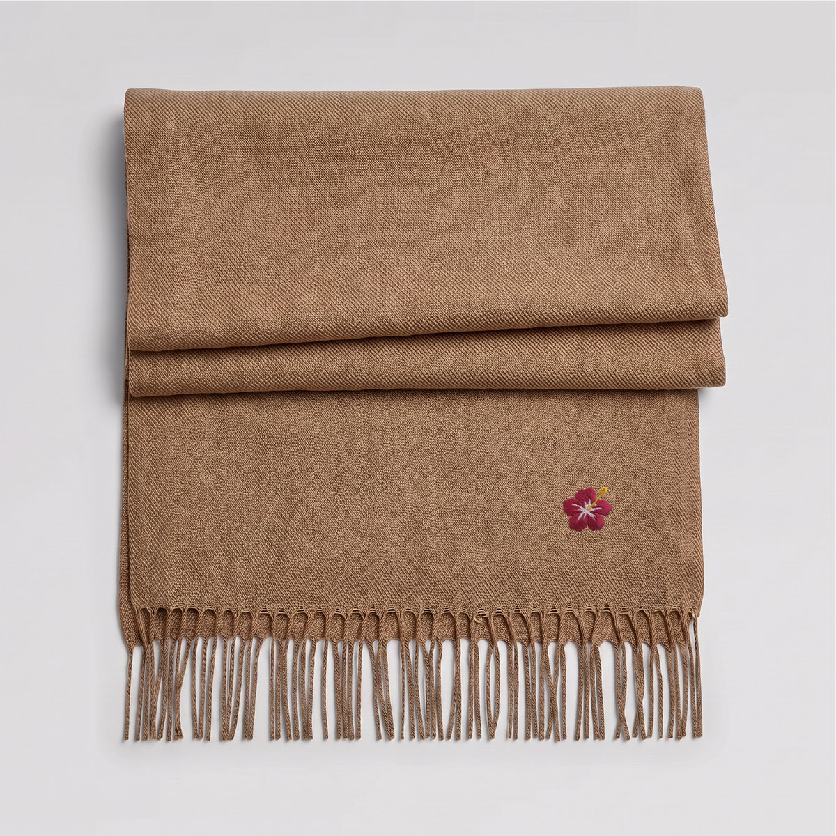 Woven Scarf — Ibiscus