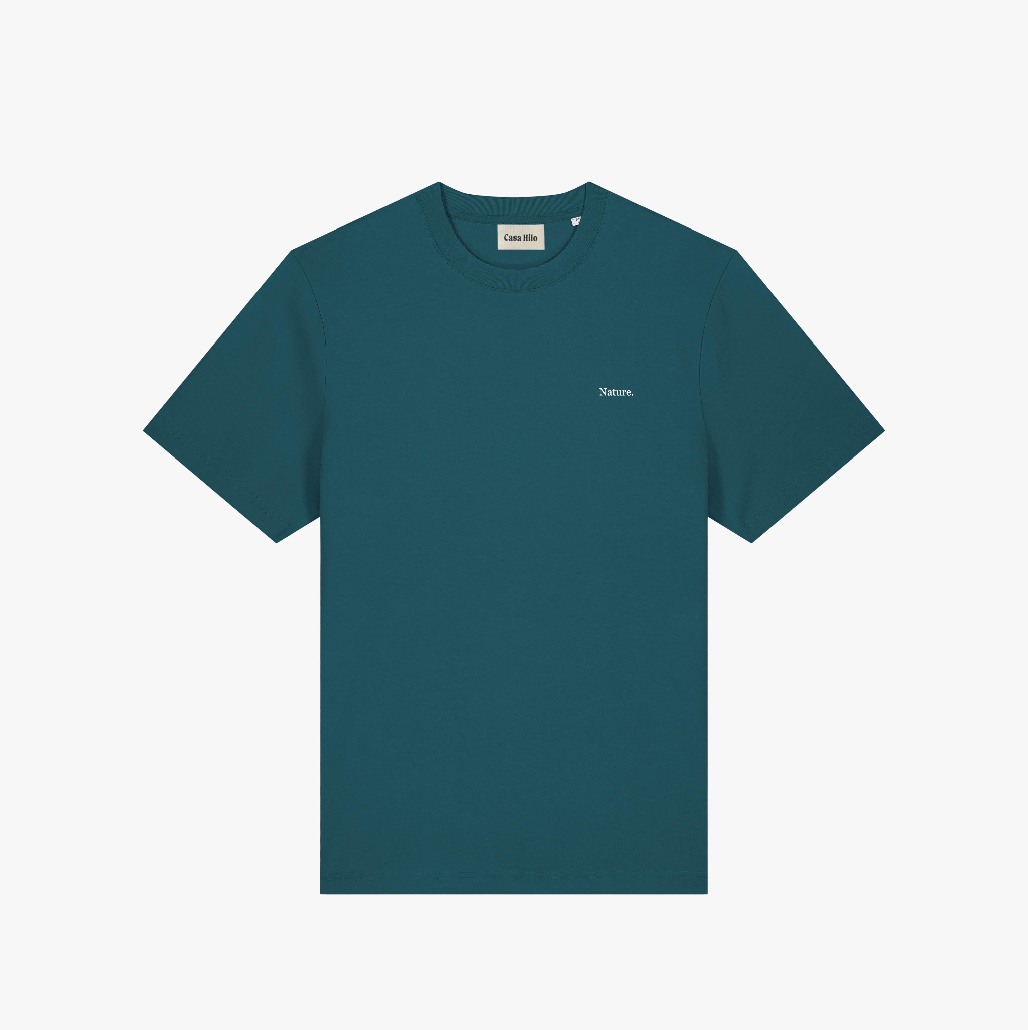 T-Shirt Teal Broderie Personnalisable