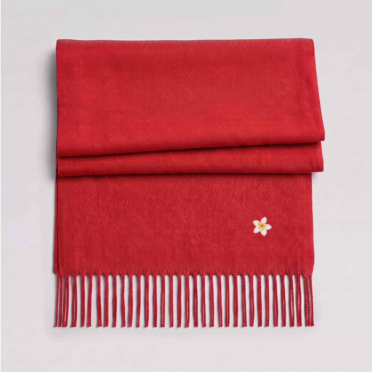 Écharpe tissée — Fleur de Franjipanier