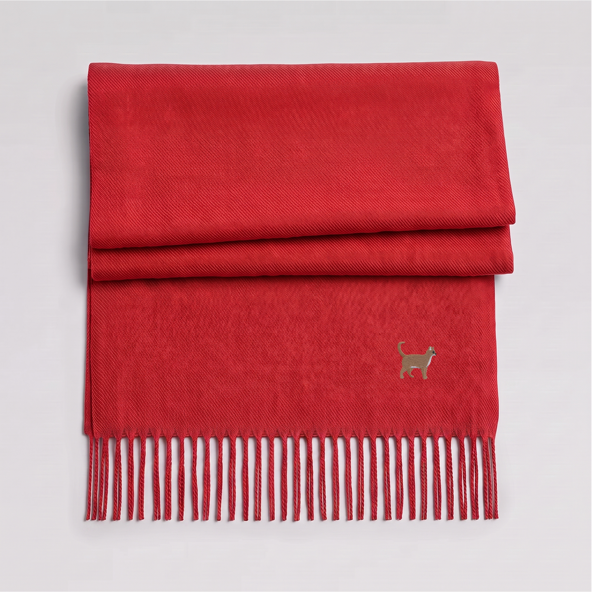 Woven Scarf — European Shorthair